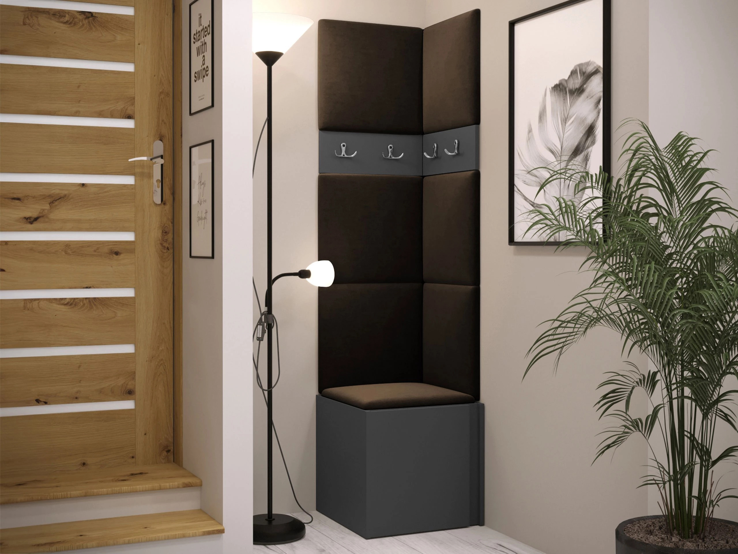 Hallway set Pinis XXI (Graphite)