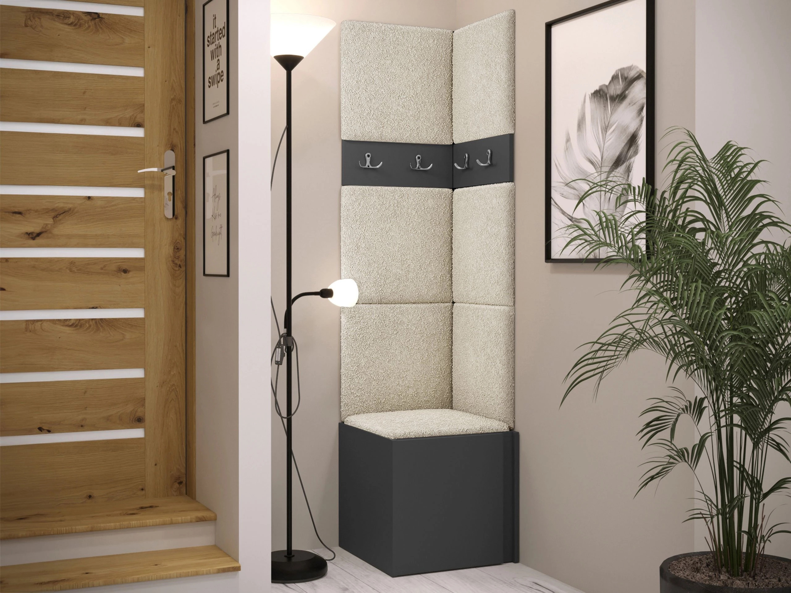 Hallway set Pinis XXI (Graphite)
