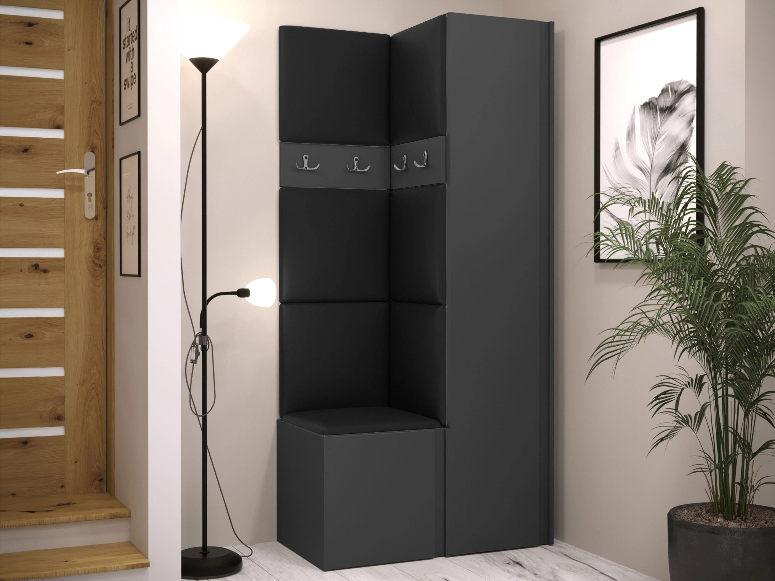 Hallway set Pinis XXIV (Eco-leather Soft 011)