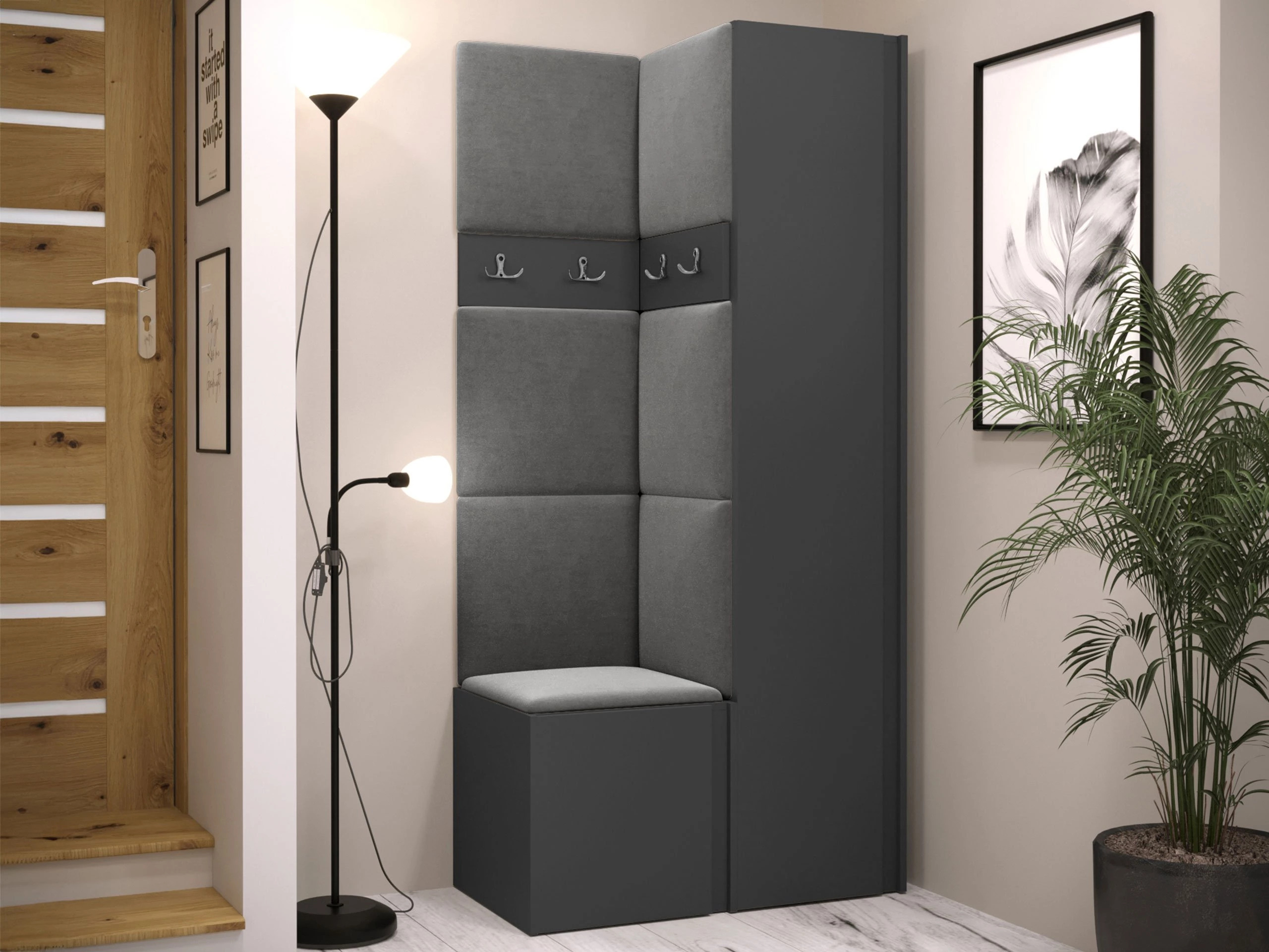 Hallway set Pinis XXIV (Graphite)