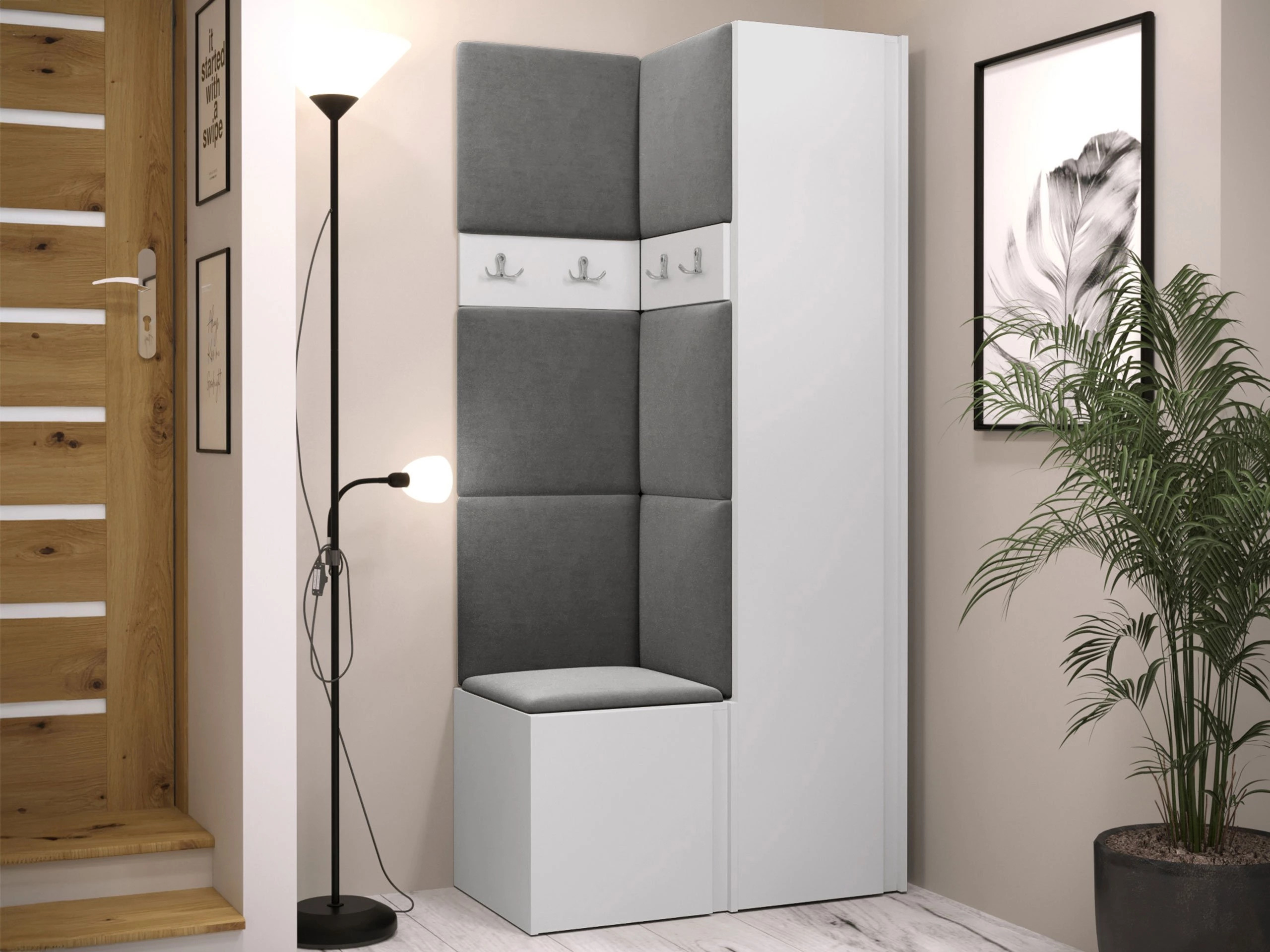 Hallway set Pinis XXIV (White)
