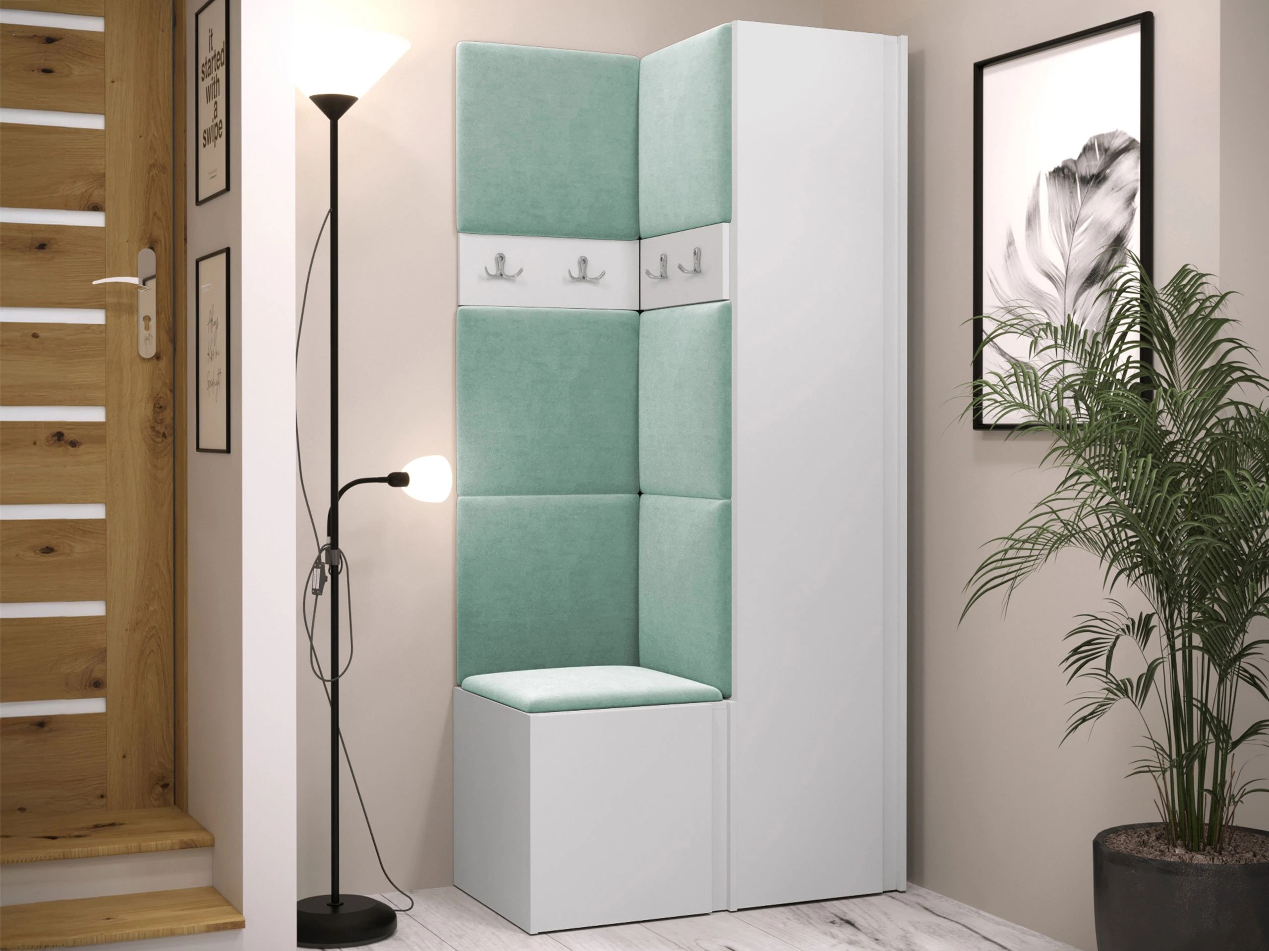 Hallway set Pinis XXIV (White)