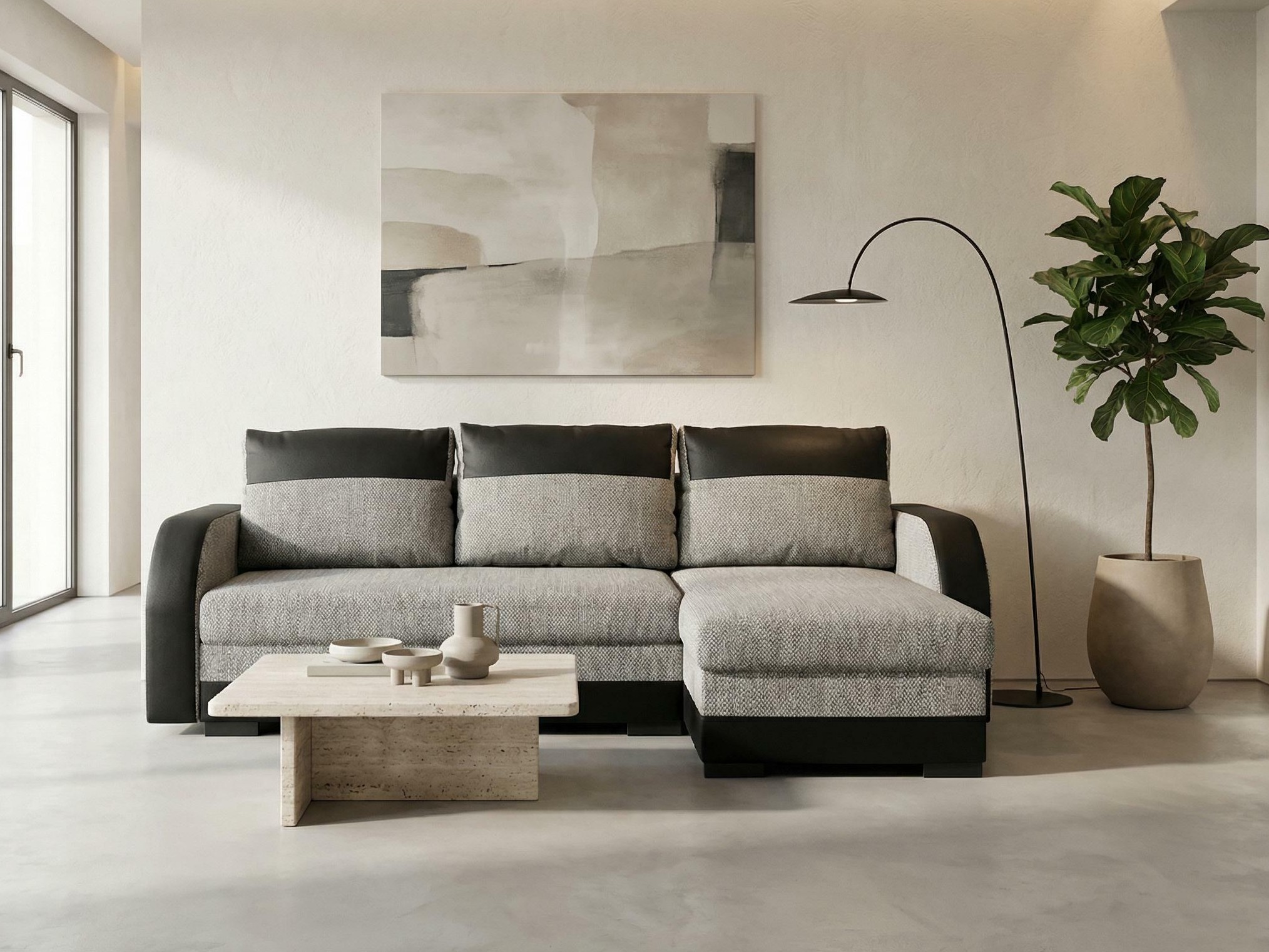 Corner sofa Columbus 111 (Soft 011 + Lawa 05)