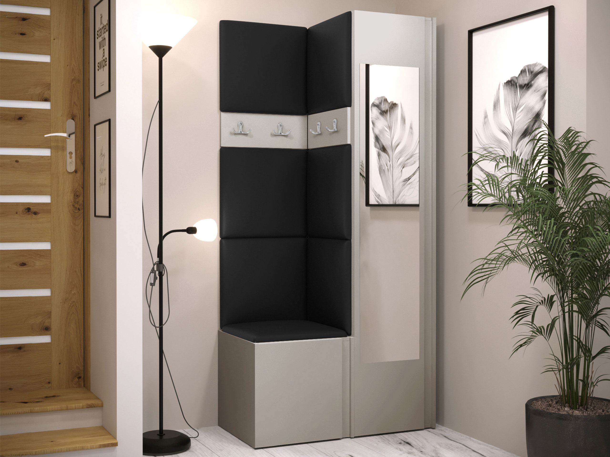 Hallway set Pinis XXV (Eco-leather Soft 011)