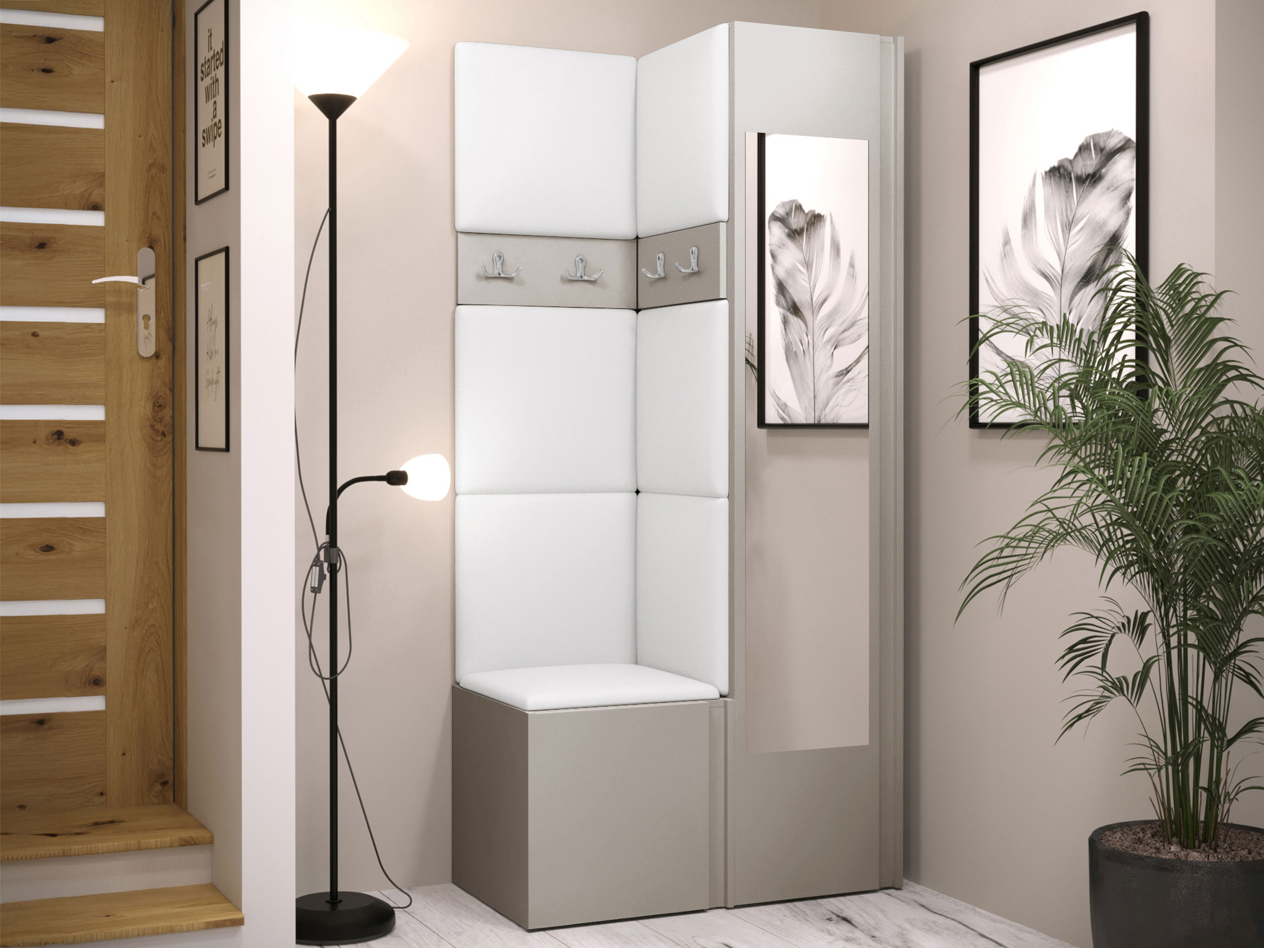 Hallway set Pinis XXV (Eco-leather Soft 017)