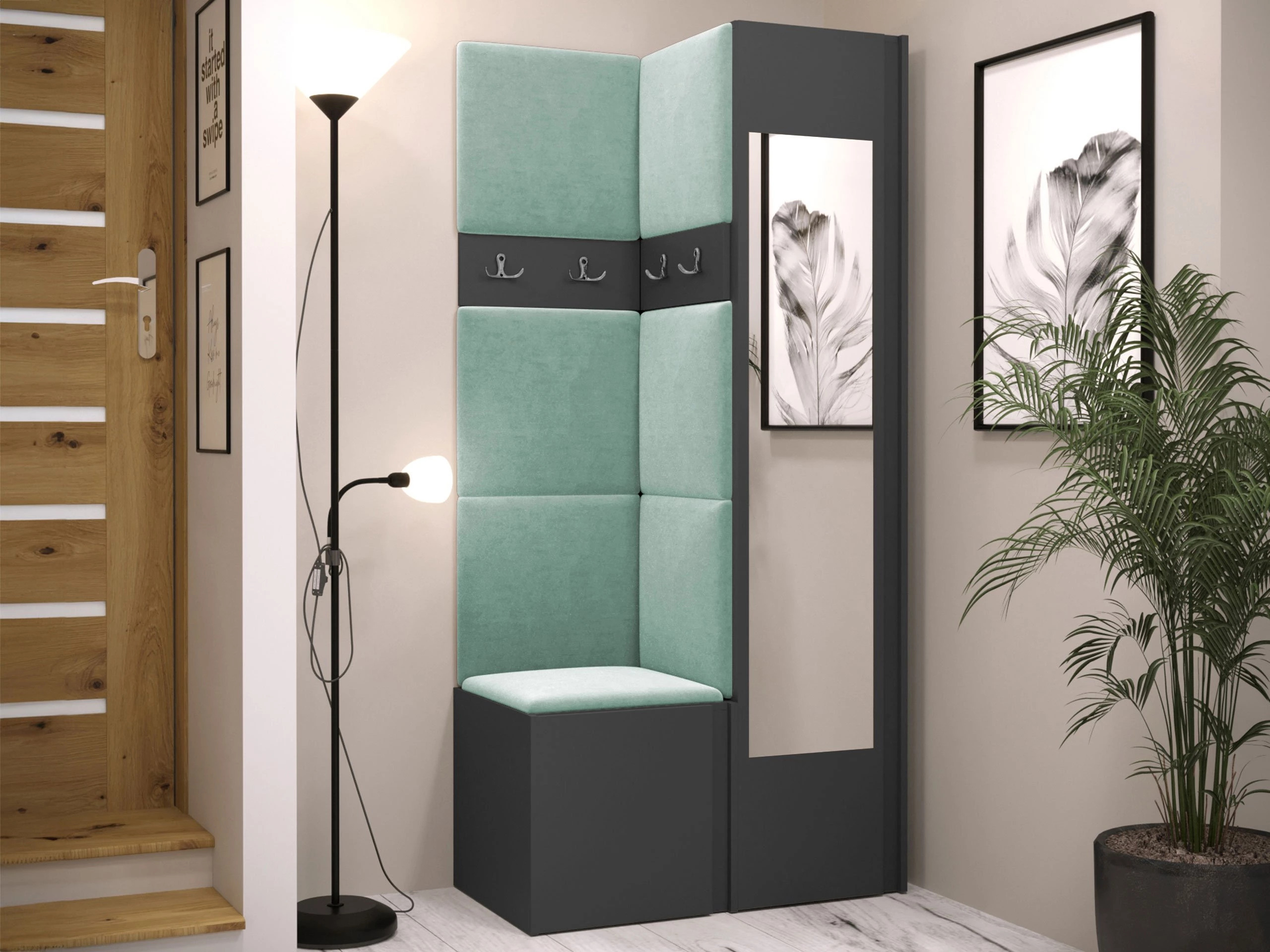 Hallway set Pinis XXV (Graphite)