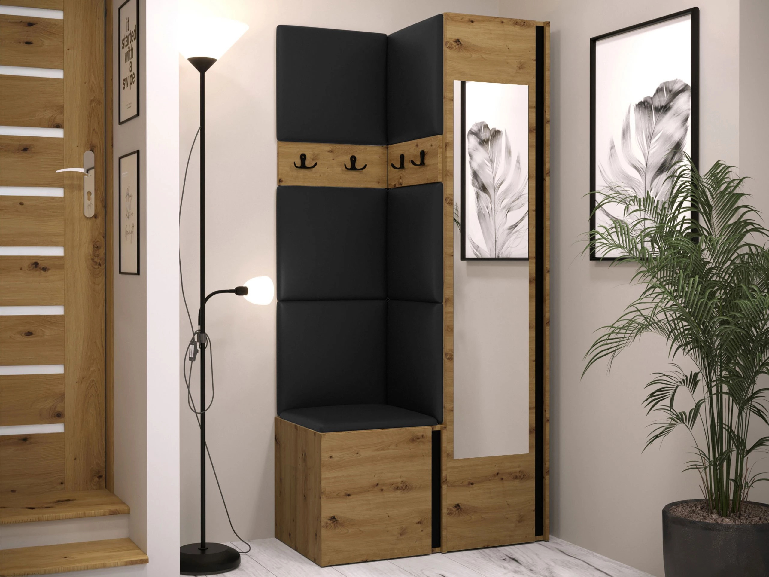 Hallway set Pinis XXV (Eco-leather Soft 011)