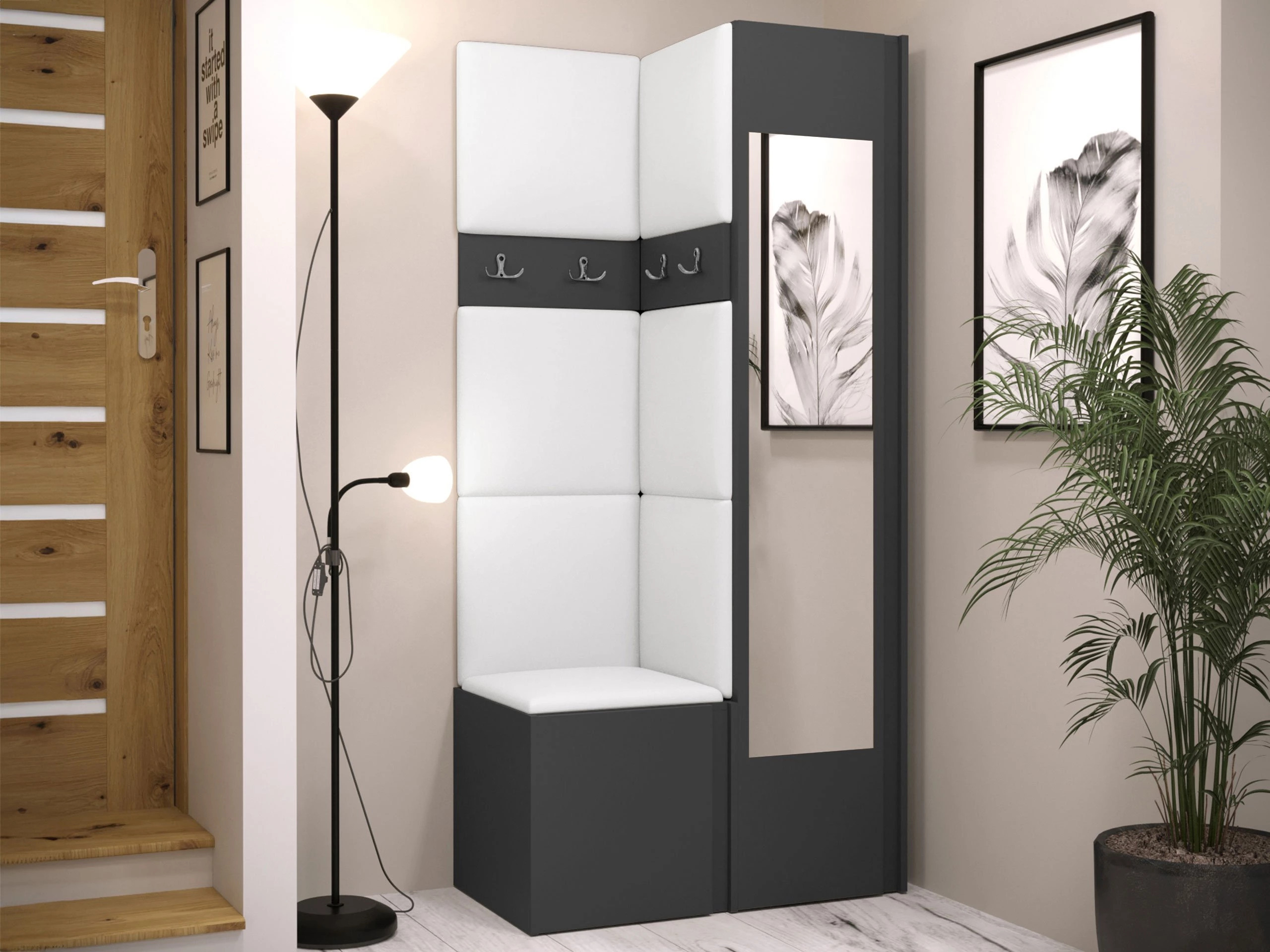 Hallway set Pinis XXV (Eco-leather Soft 017)
