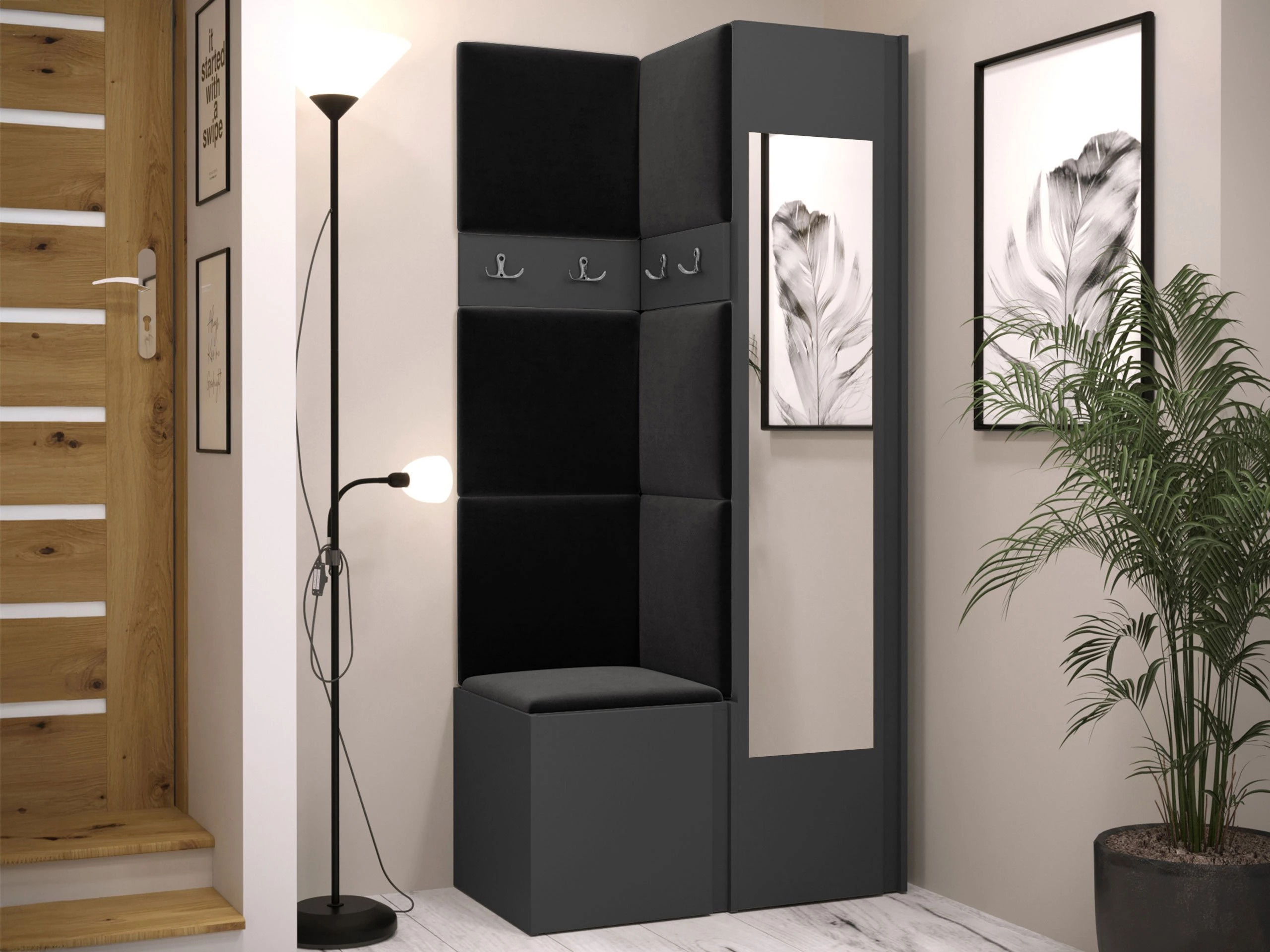 Hallway set Pinis XXV (Graphite)