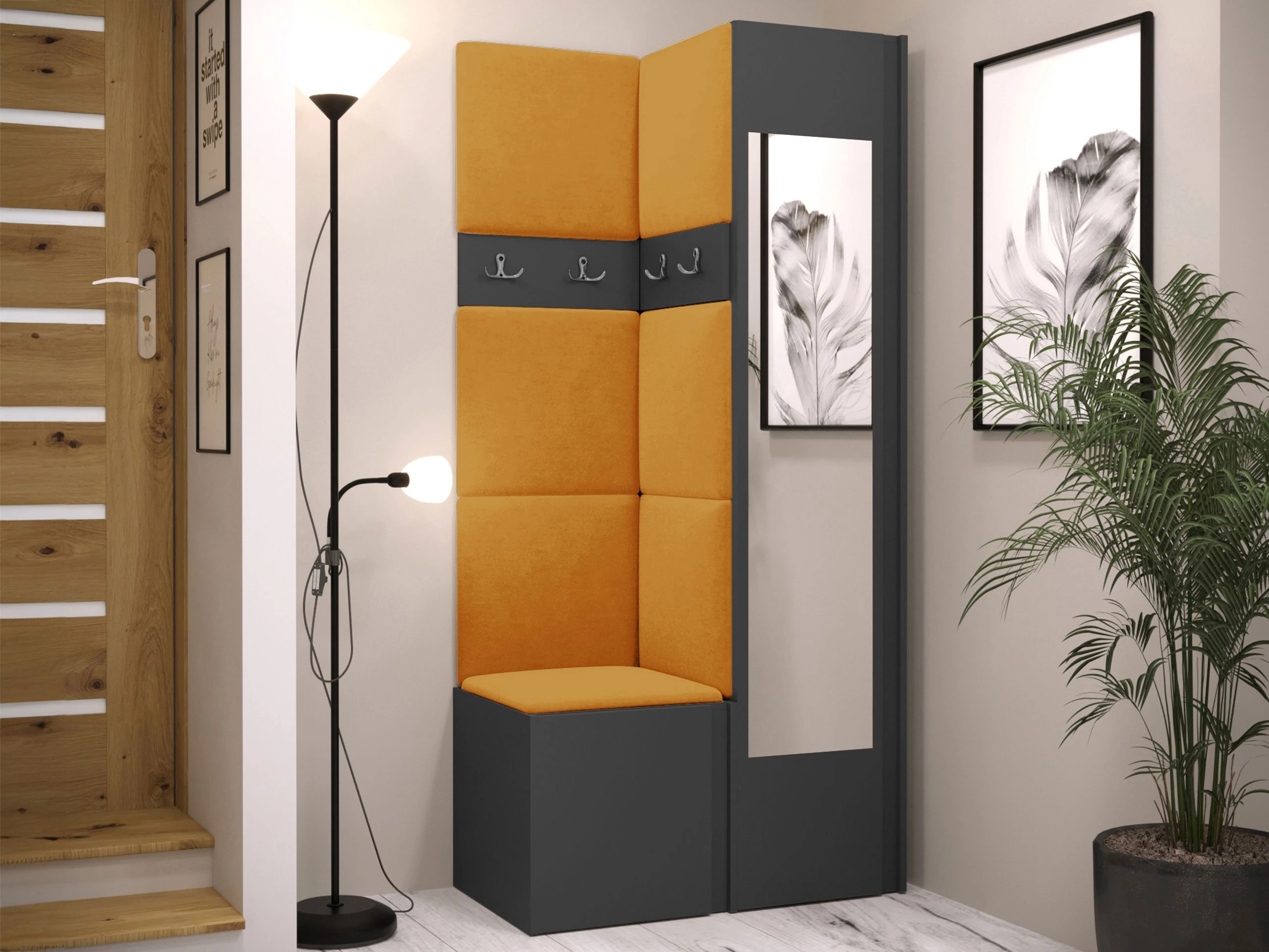 Hallway set Pinis XXV (Graphite)