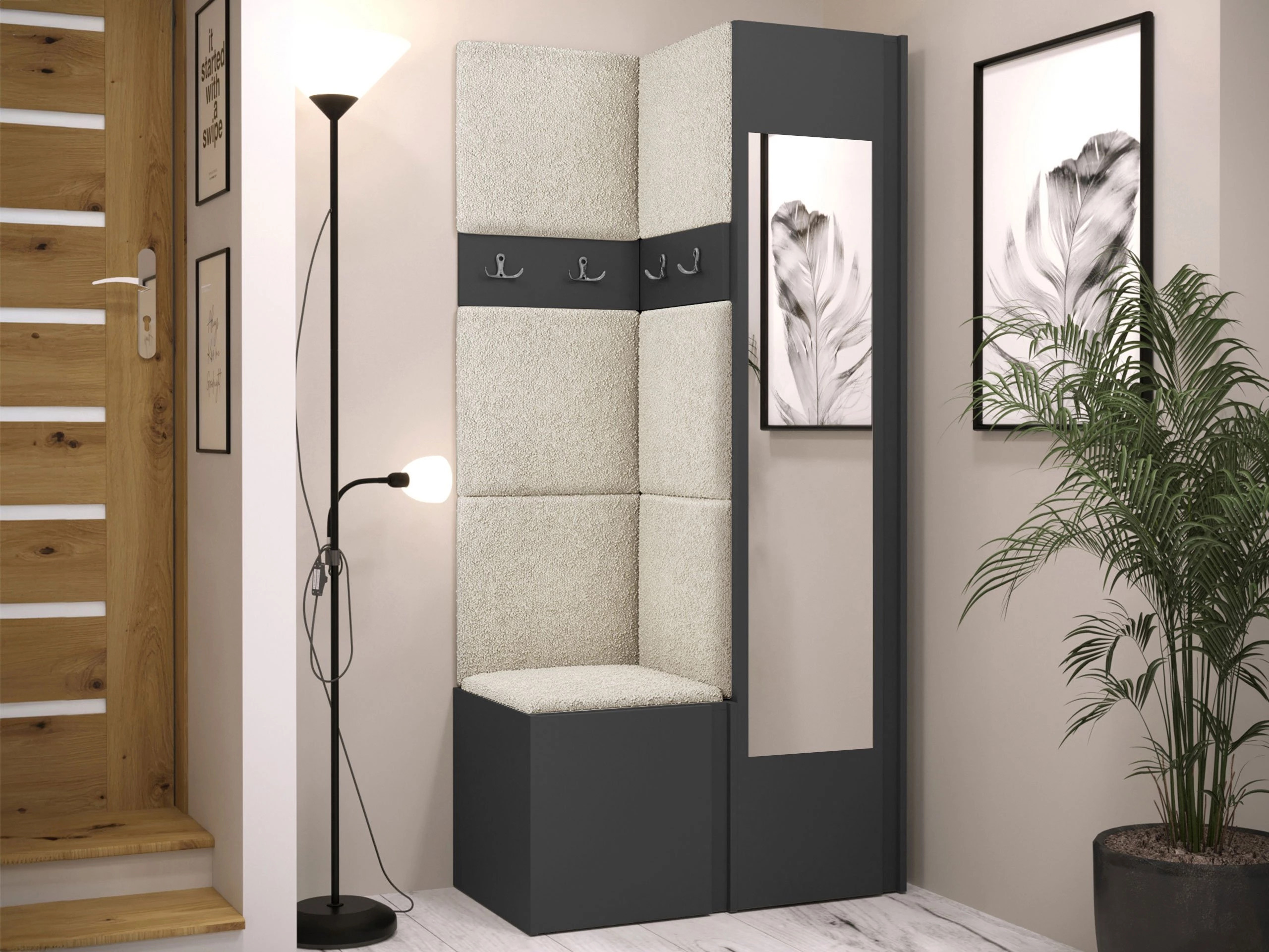 Hallway set Pinis XXV (Graphite)