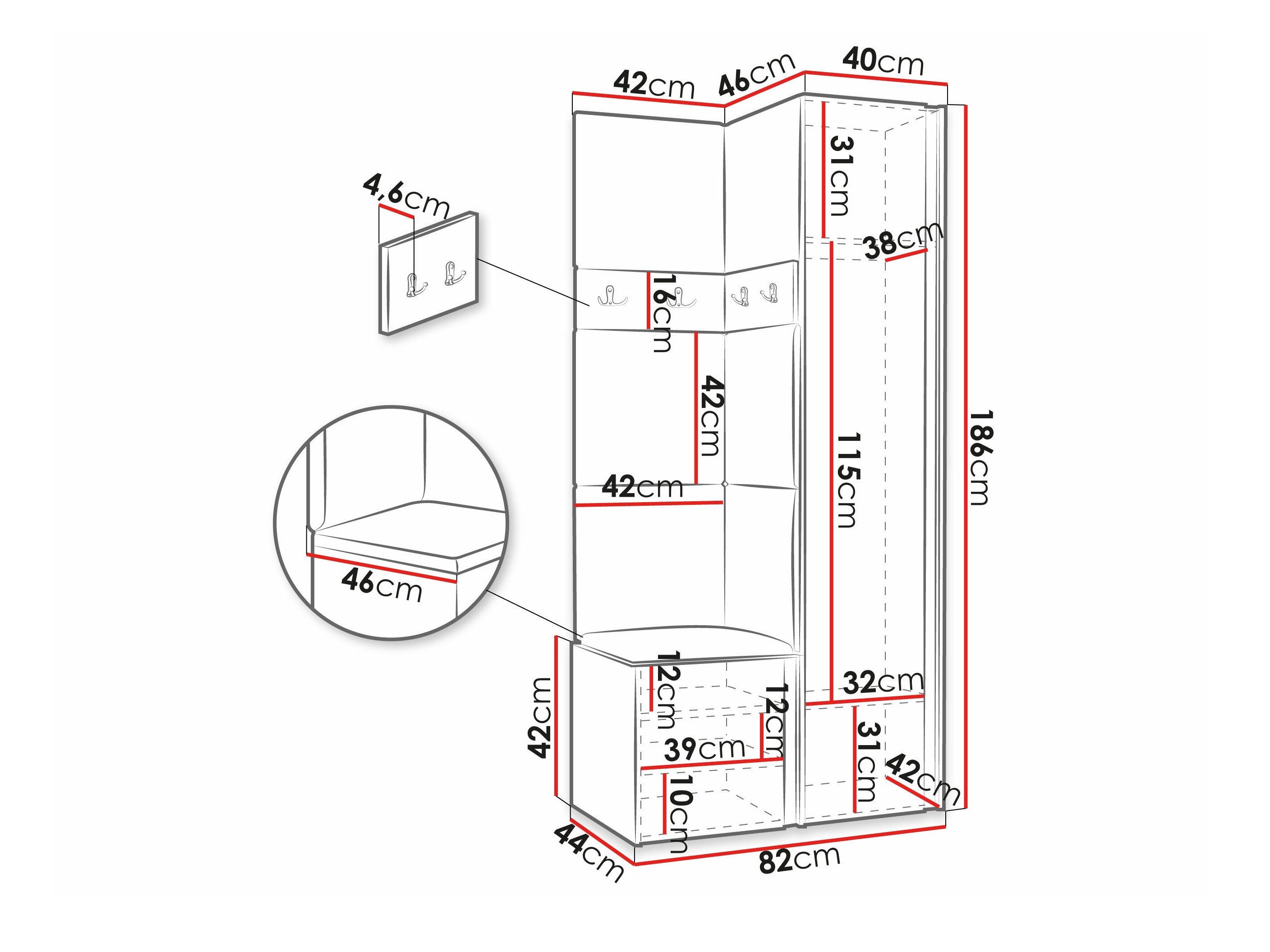 Hallway set Pinis XXV (Polo 897)