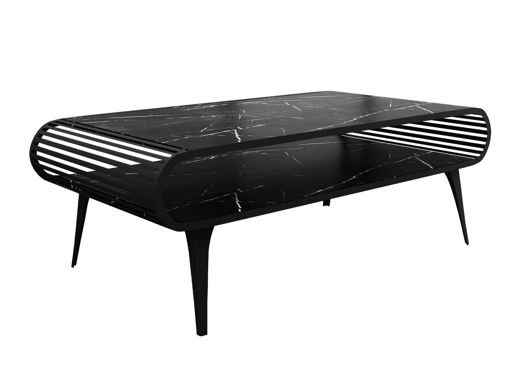 Coffee table Oswego 161 (Black marble)