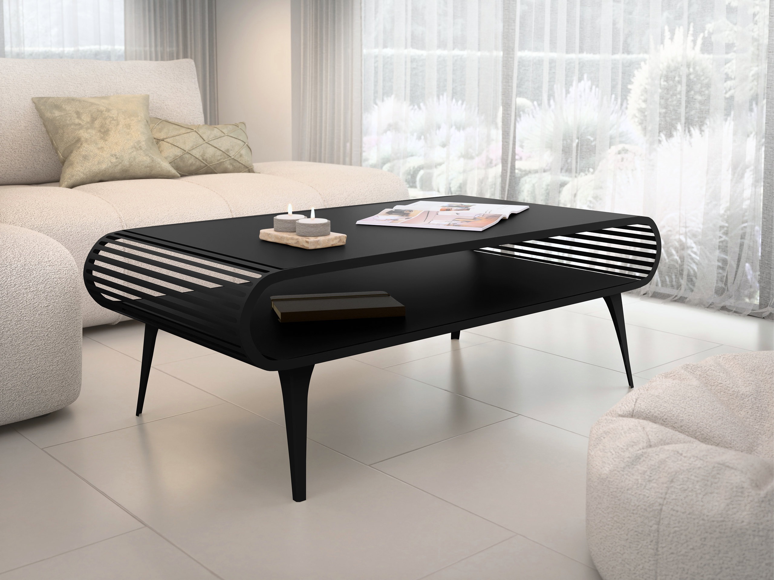 Coffee table Oswego 161 (Black)
