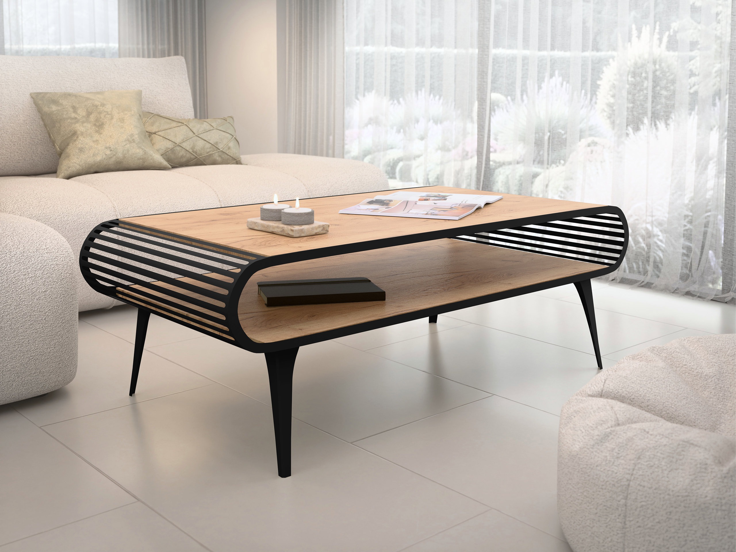 Coffee table Oswego 161 (Craft golden oak)