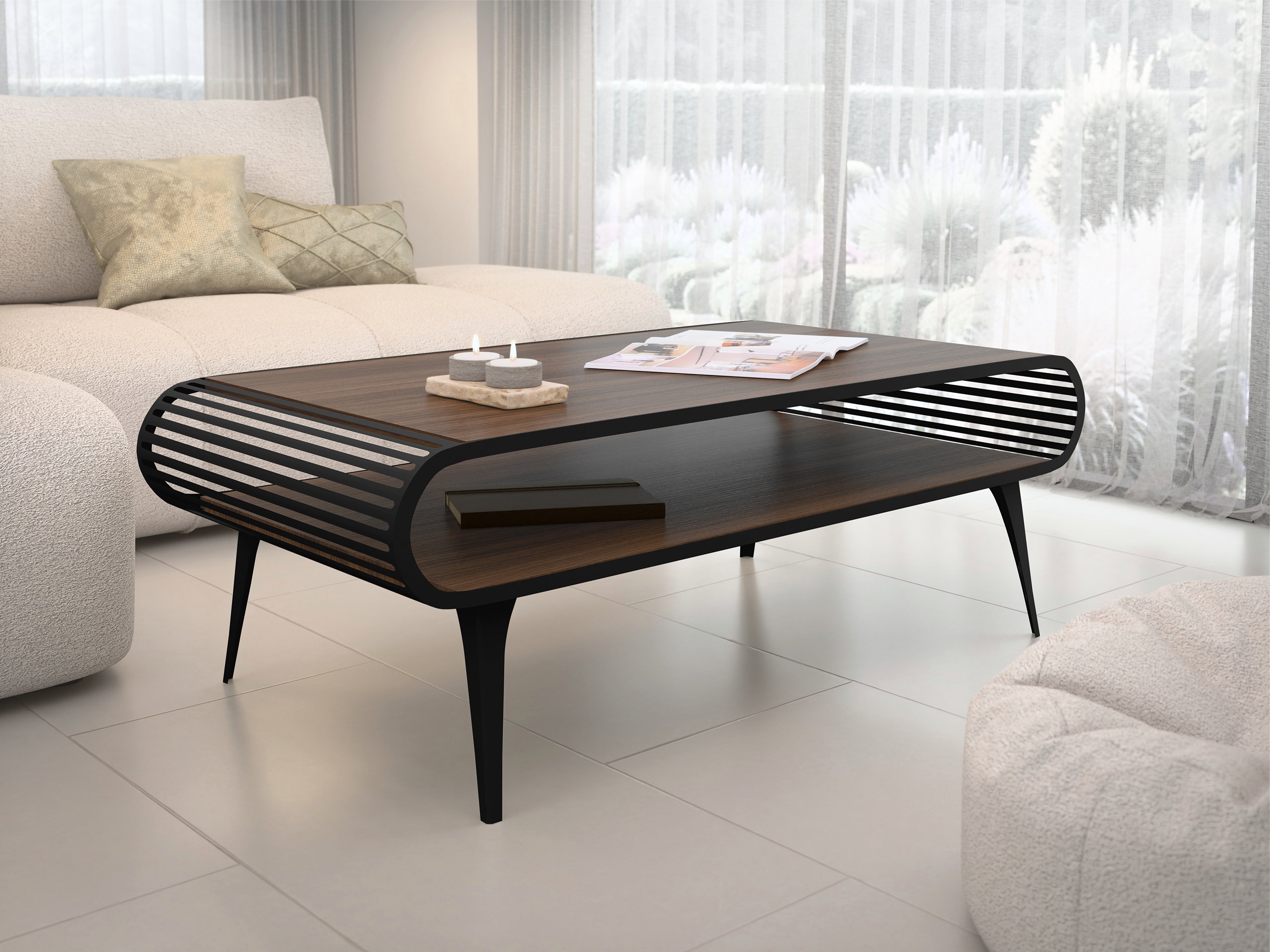 Coffee table Oswego 161 (Walnut)