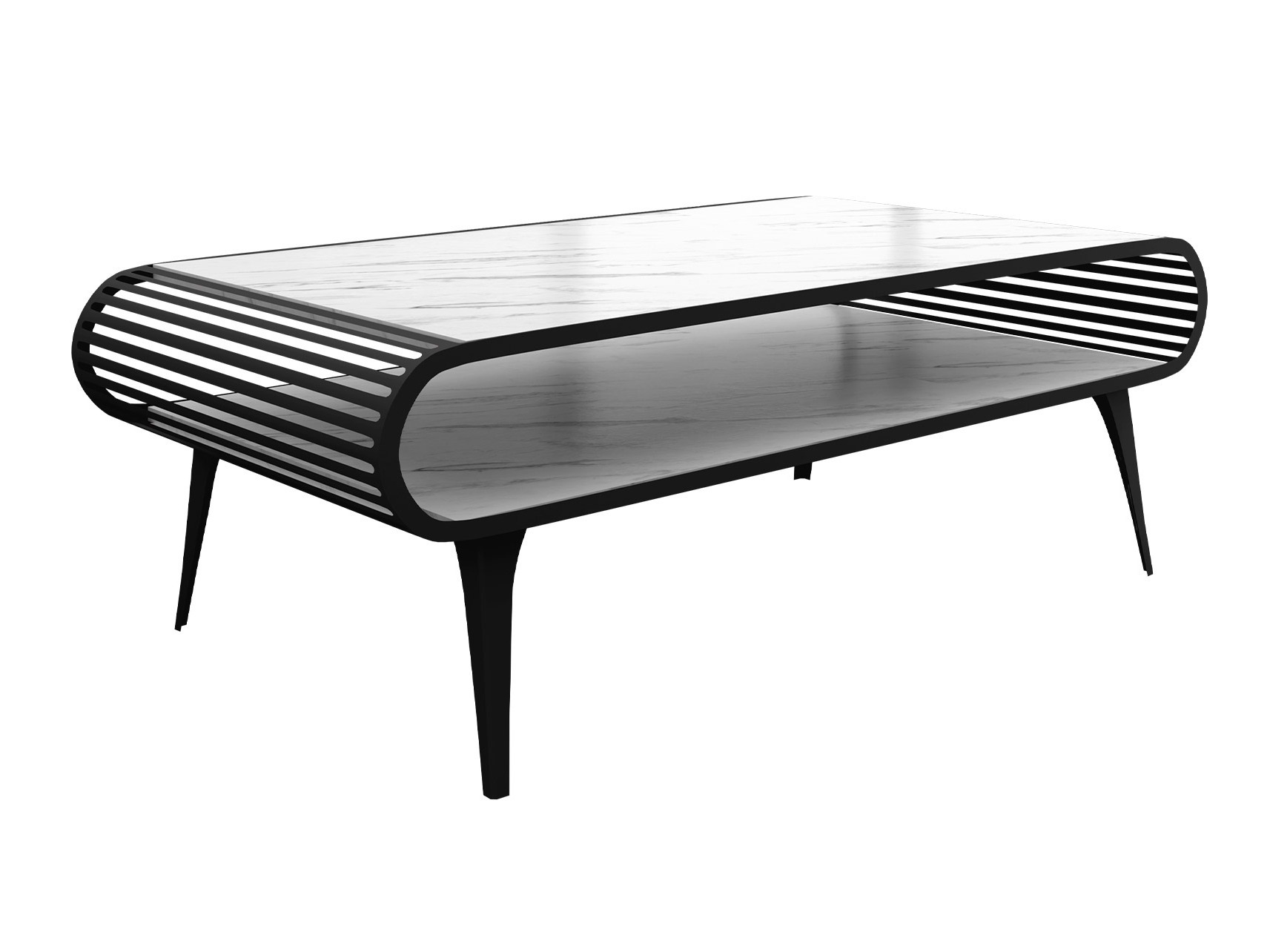 Coffee table Oswego 161 (White marble)