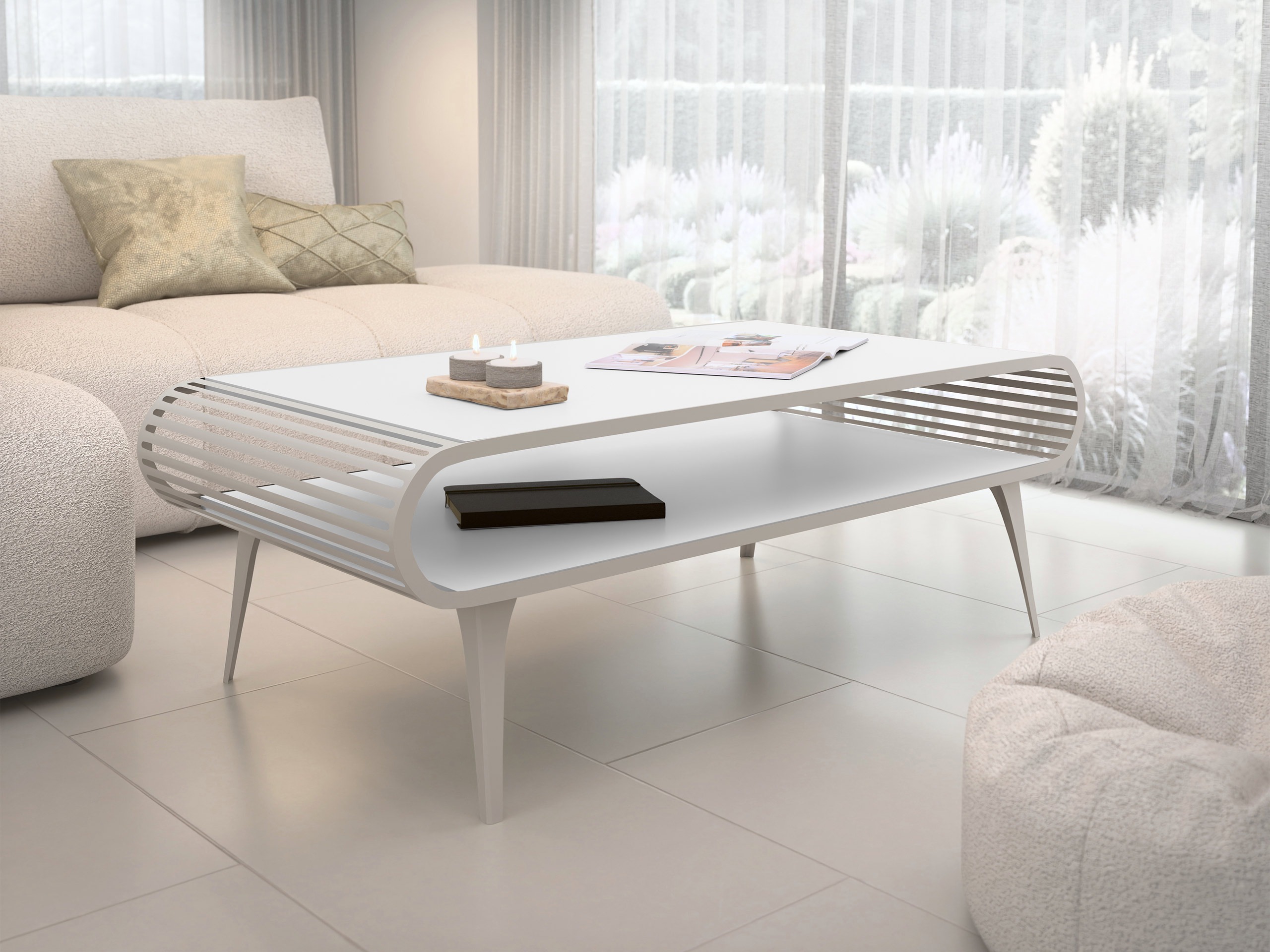 Coffee table Oswego 162 (White)