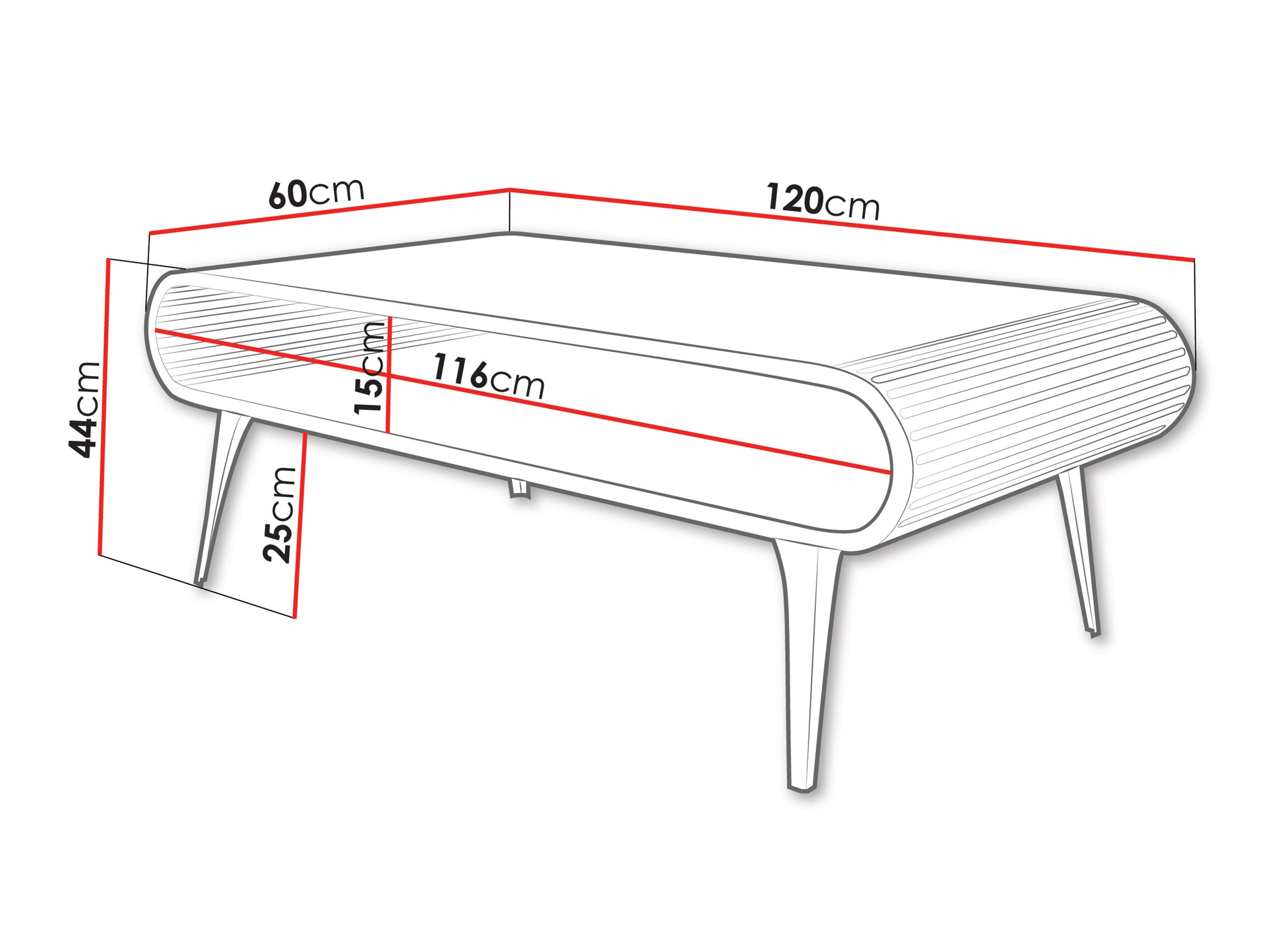 Coffee table Oswego 162 (White)