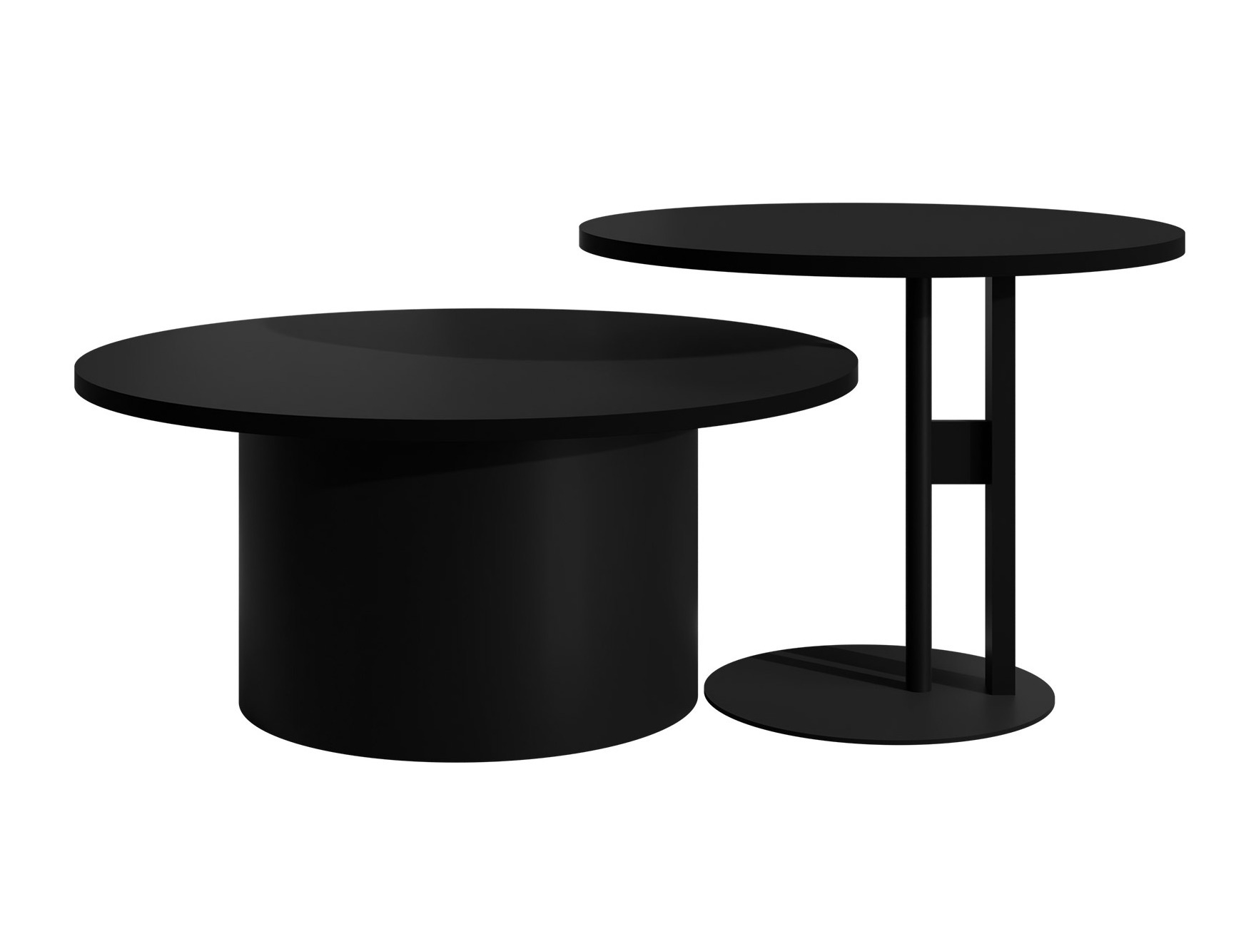 Nest of coffee tables Oswego 159 (Black)