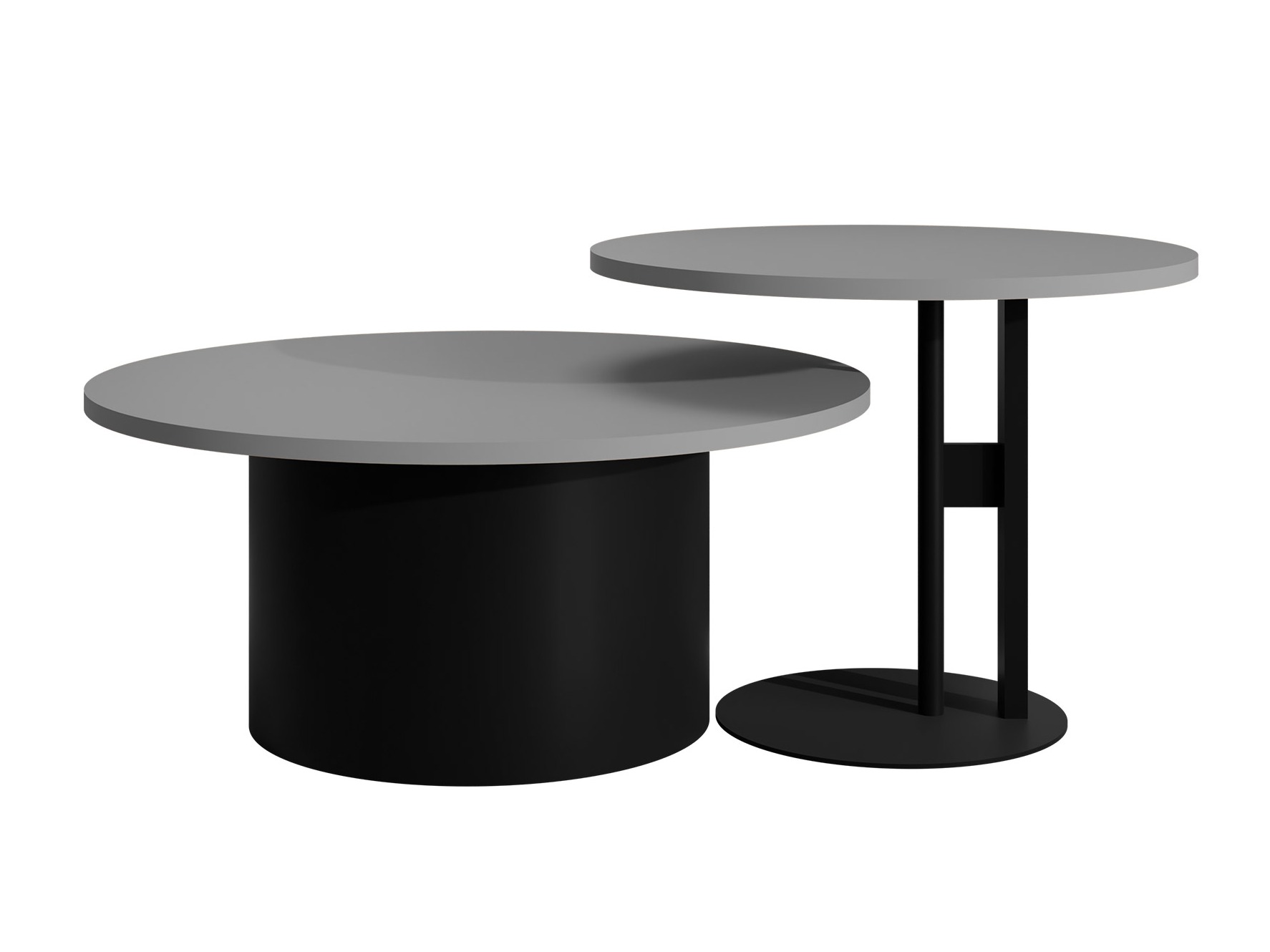 Nest of coffee tables Oswego 159 (Graphite)