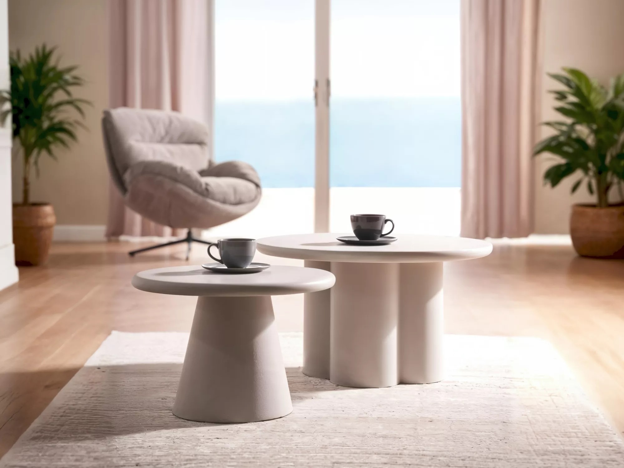 Coffee table Detroit 1013 (Light grey)