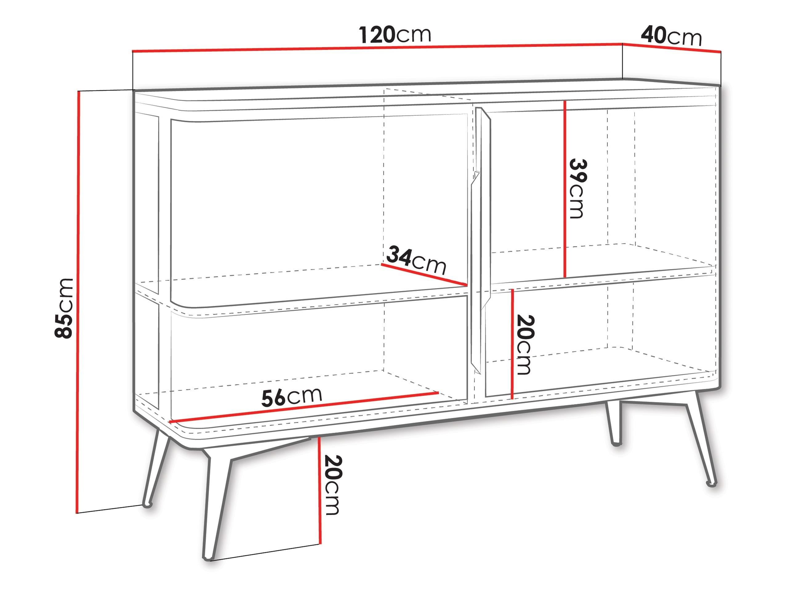 Sideboard Camfelo 100 (Cashmere)