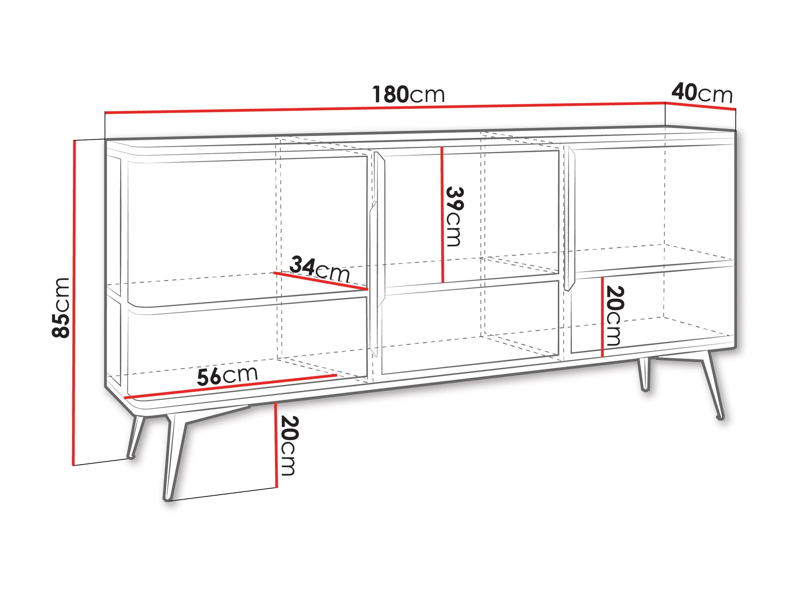 Sideboard Camfelo 101 (Cashmere)