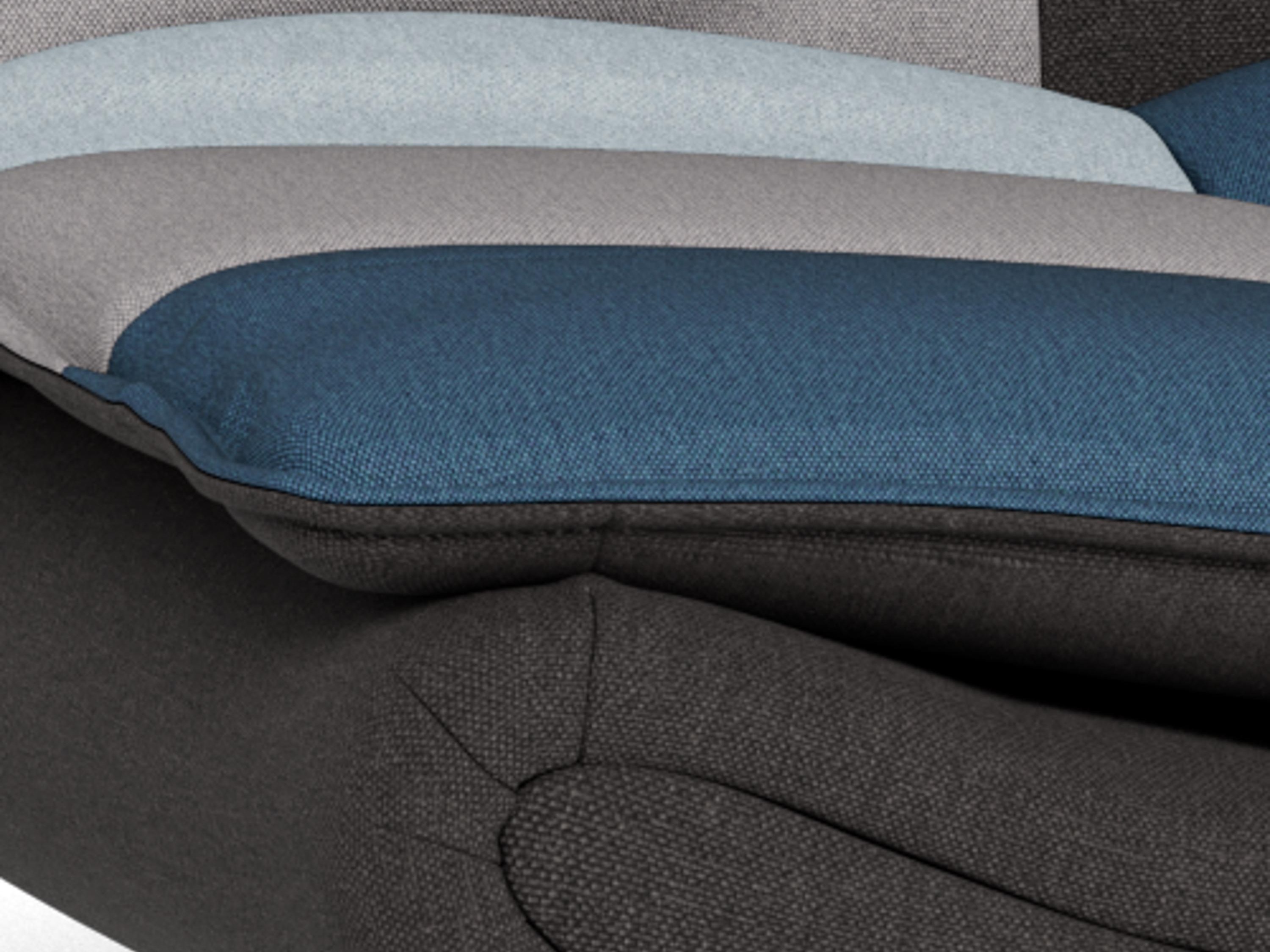 Sofa bed Norsica 228 (Grey + Blue)