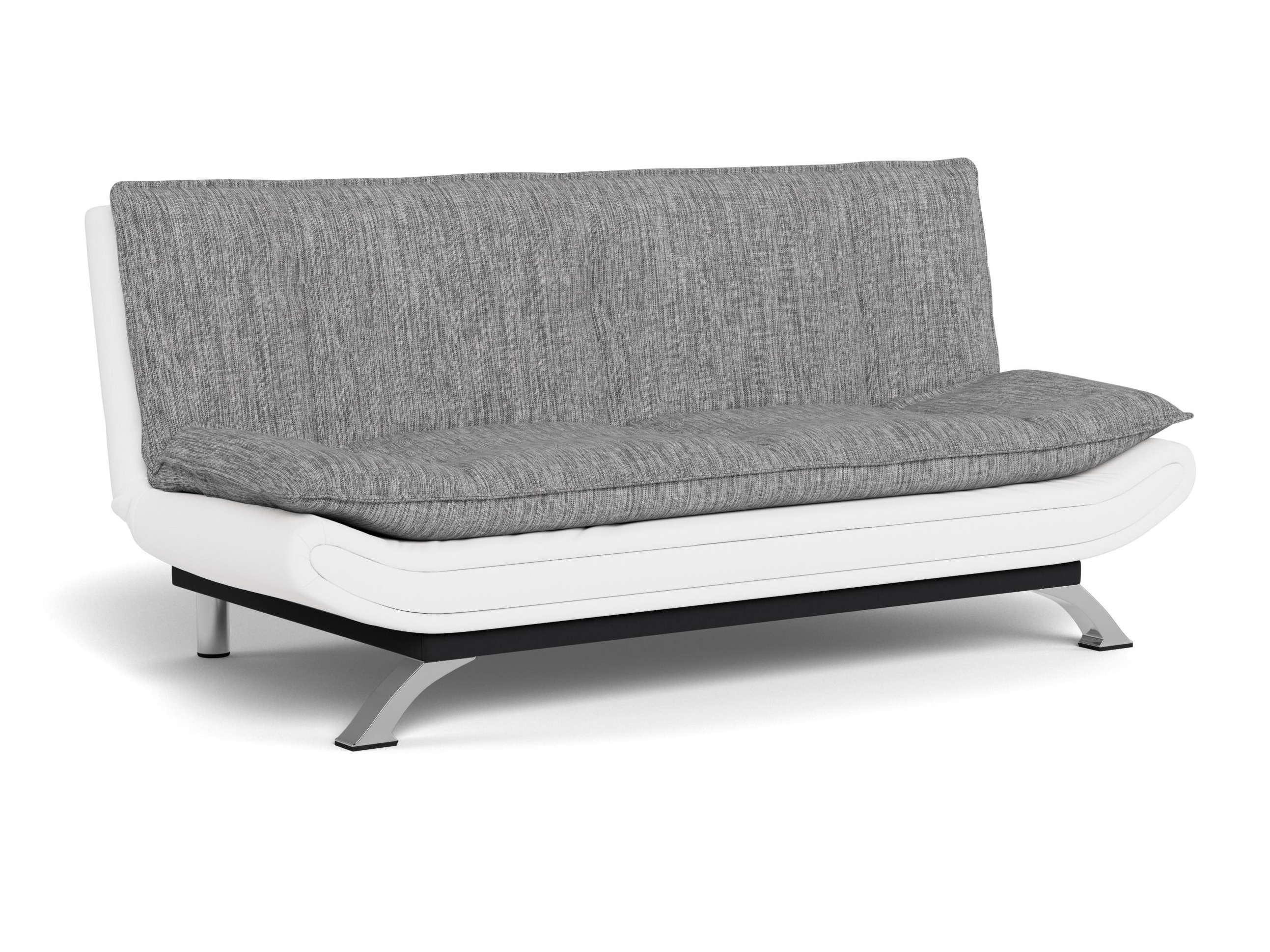 Sofa bed Norsica 228 (White + Light grey)