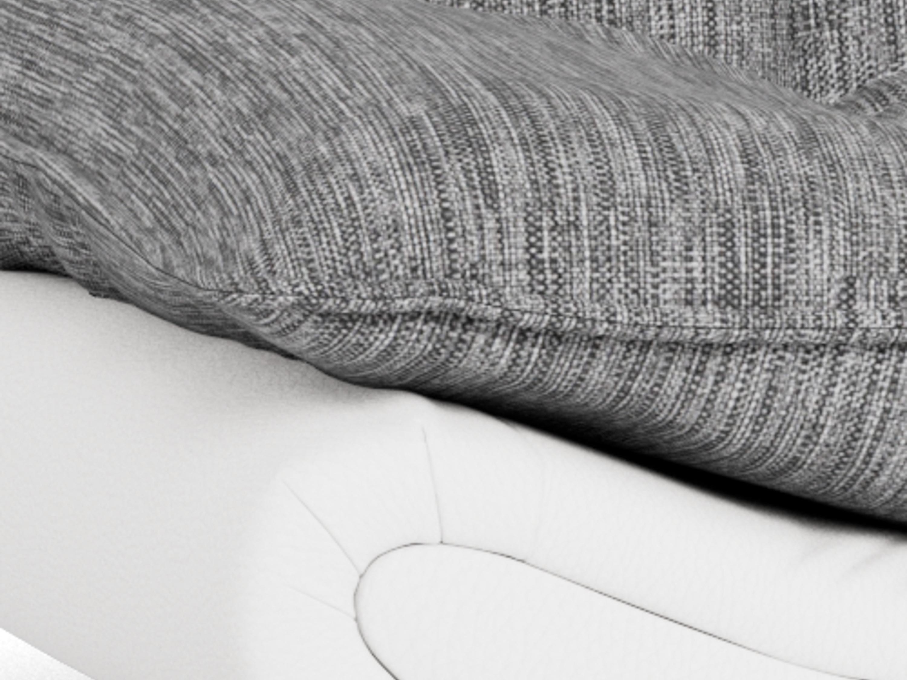 Sofa bed Norsica 228 (White + Light grey)