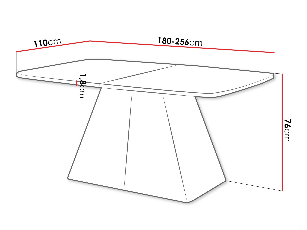Table Oswego 169 (Black)