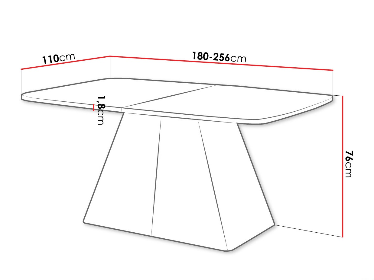 Table Oswego 169 (Walnut)