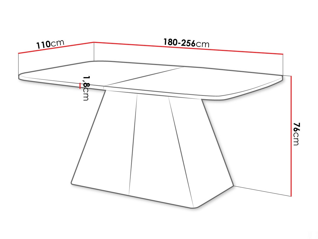 Table Oswego 170 (Oak)