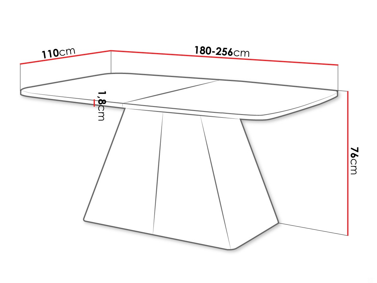 Table Oswego 170 (White)