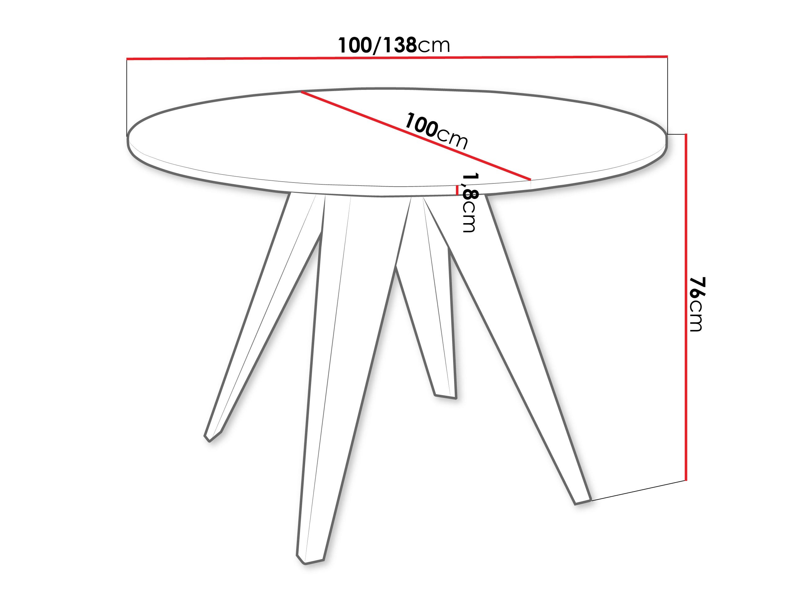 Table Oswego 174 (Cashmere)