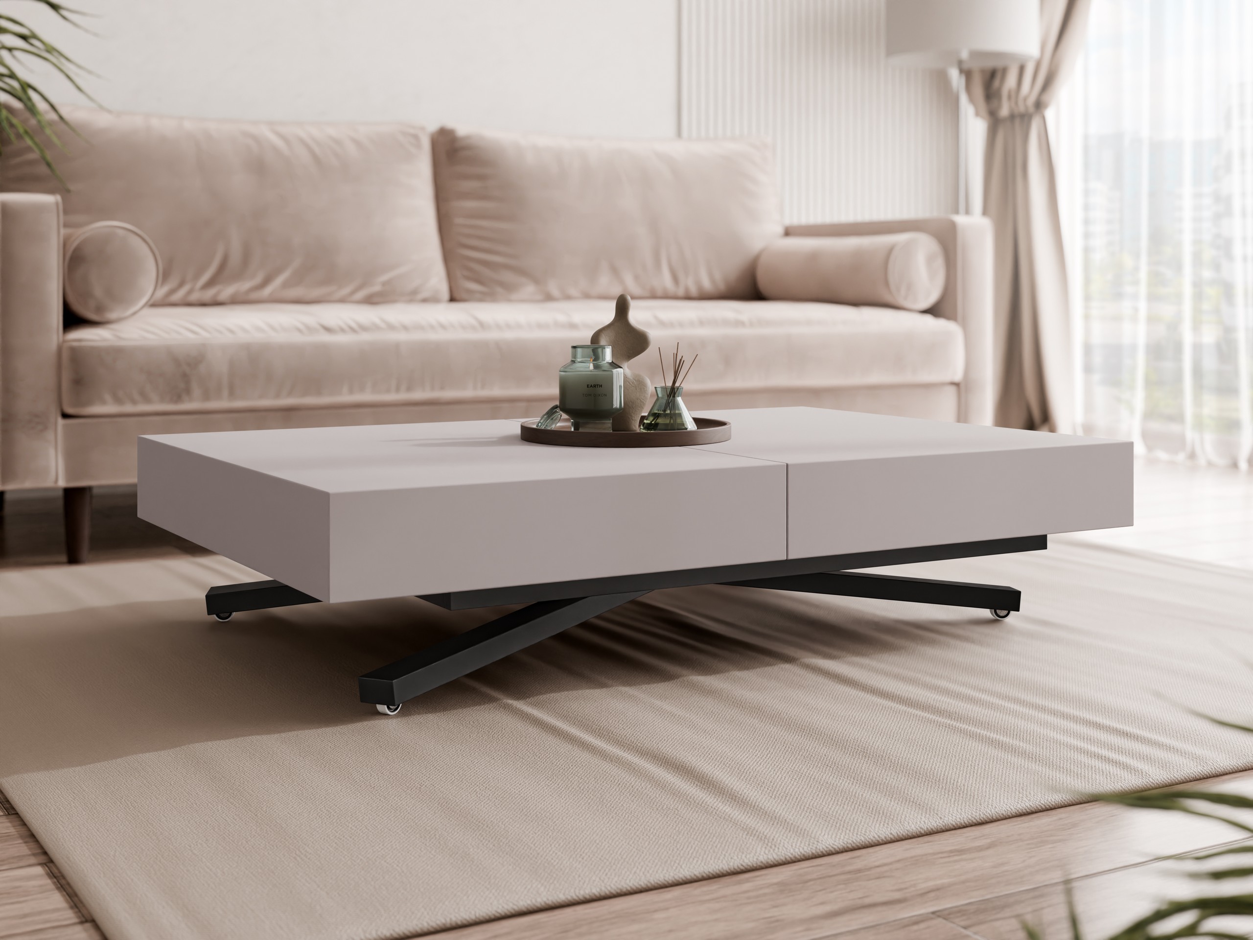 Coffee table transformer Oswego 176 (Cashmere)