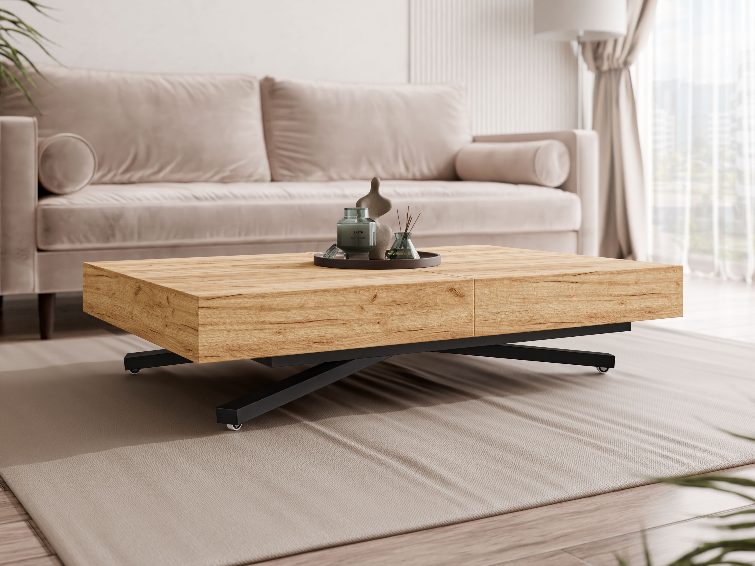 Coffee table transformer Oswego 176 (Craft golden oak)