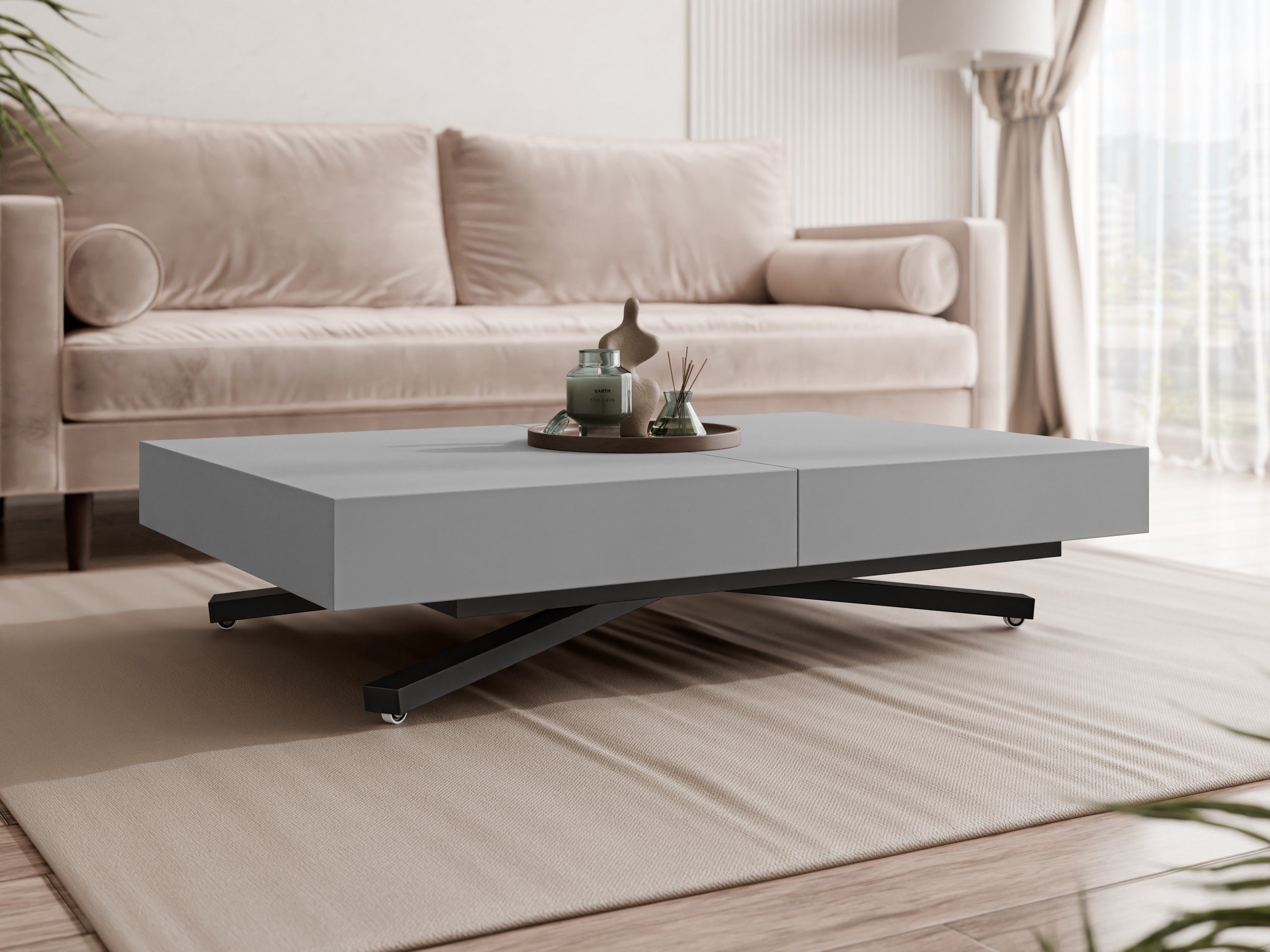 Coffee table transformer Oswego 176 (Graphite)