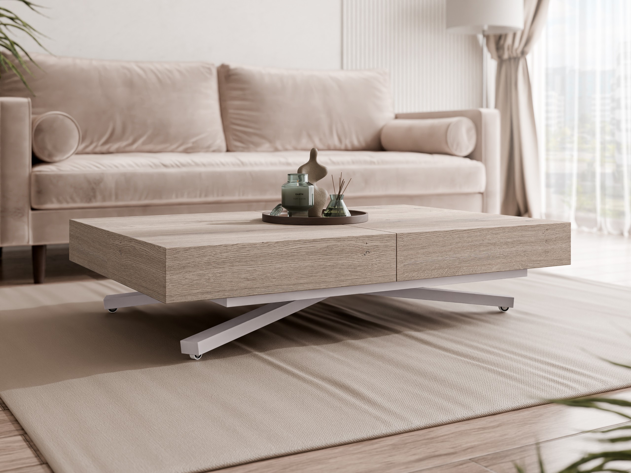 Coffee table transformer Oswego 177 (Oak)