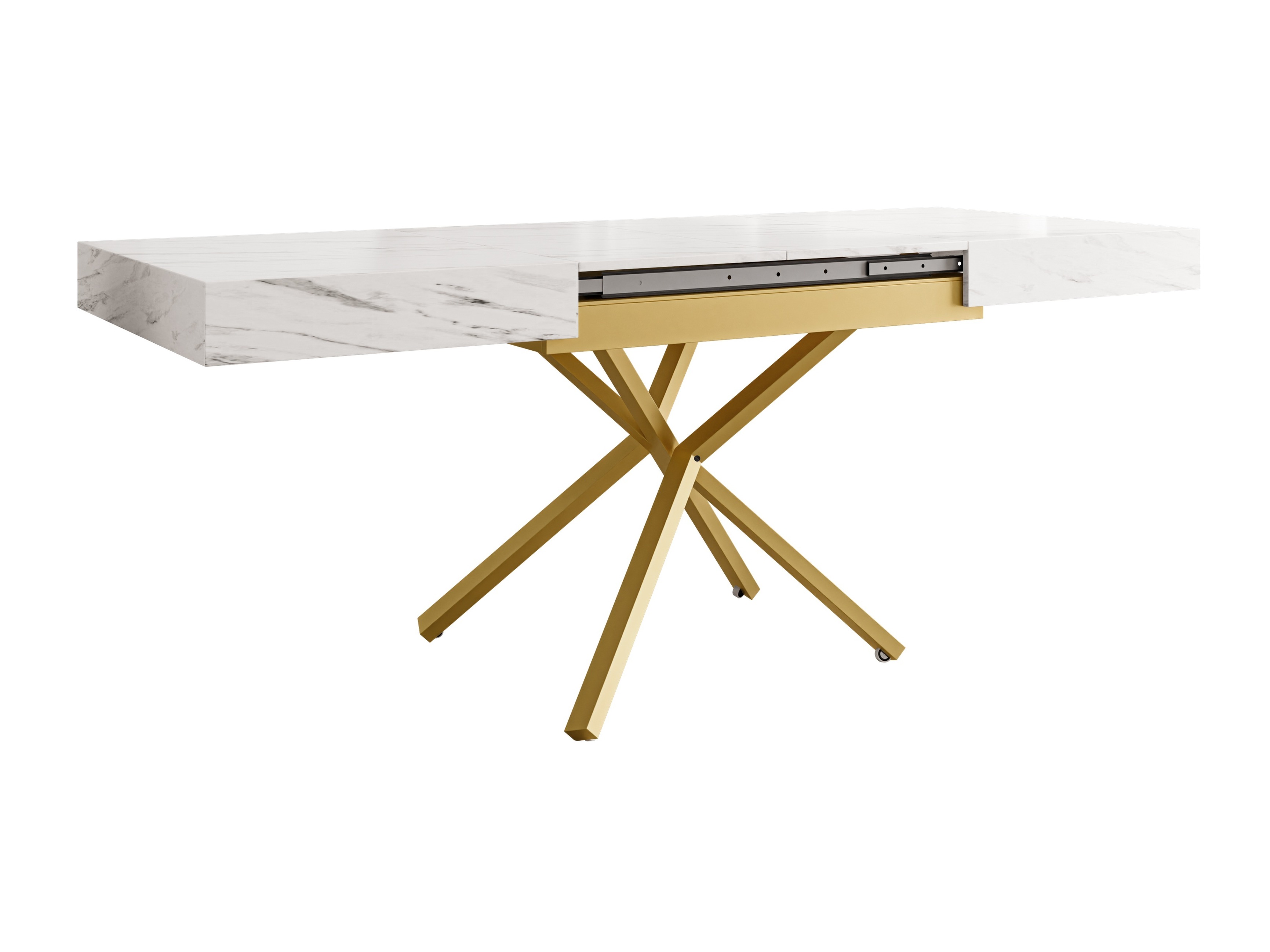 Coffee table transformer Oswego 178 (White marble)