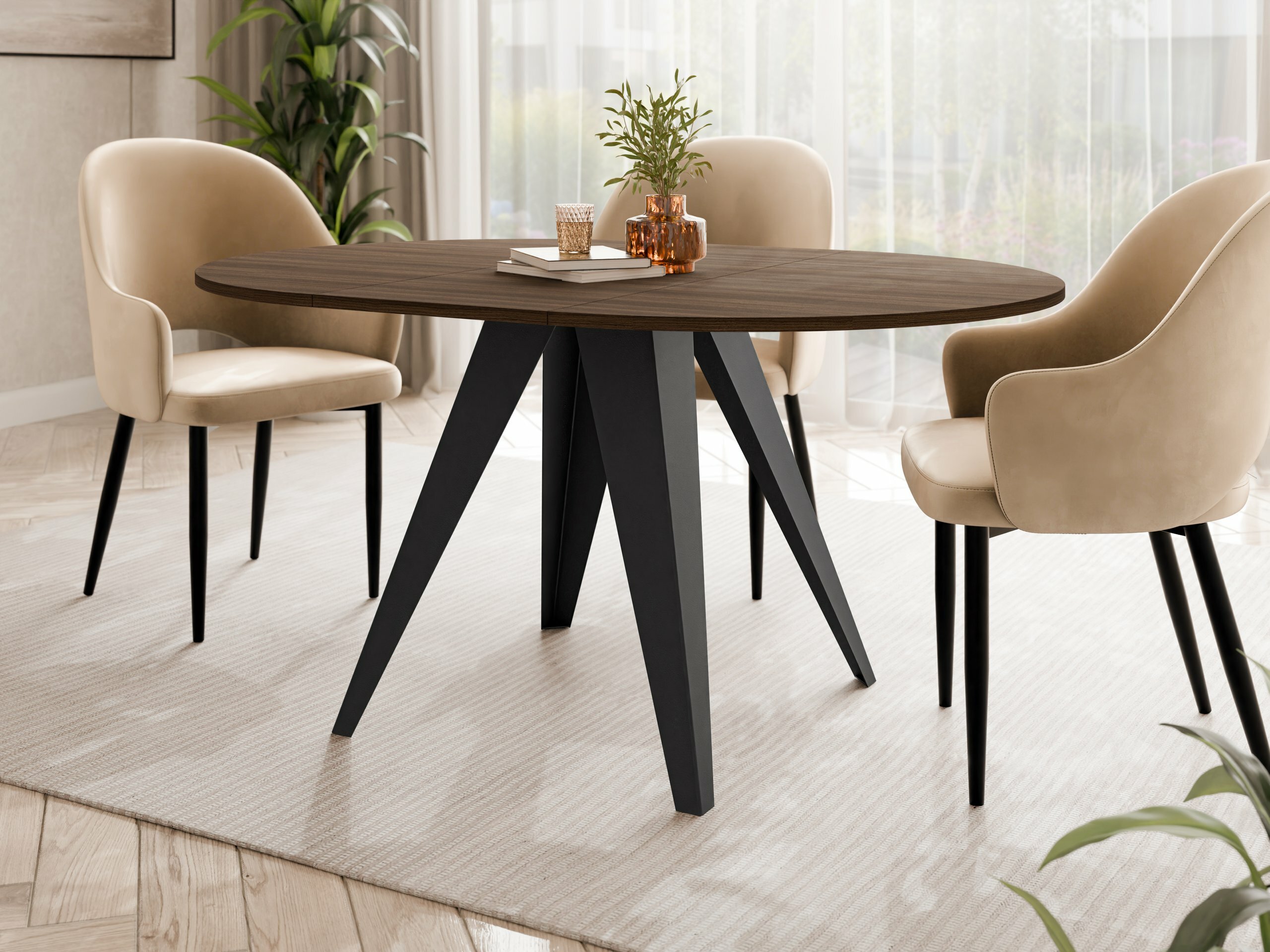Table Oswego 175 (Walnut)