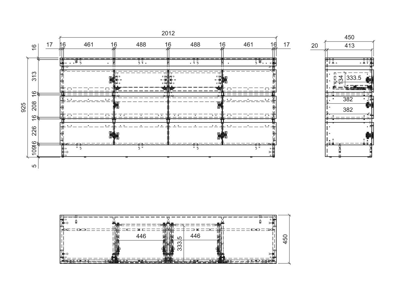 Chest of drawers Numeri 103