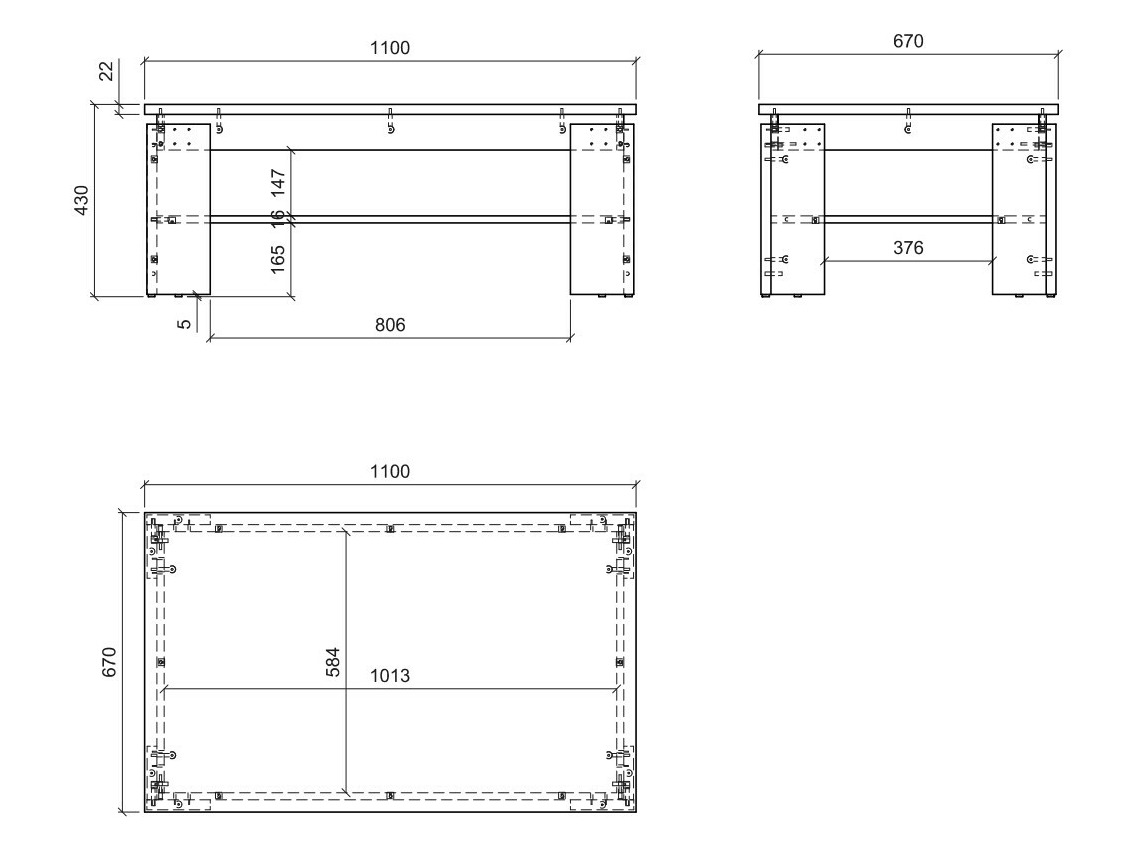 Coffee table Numeri 105