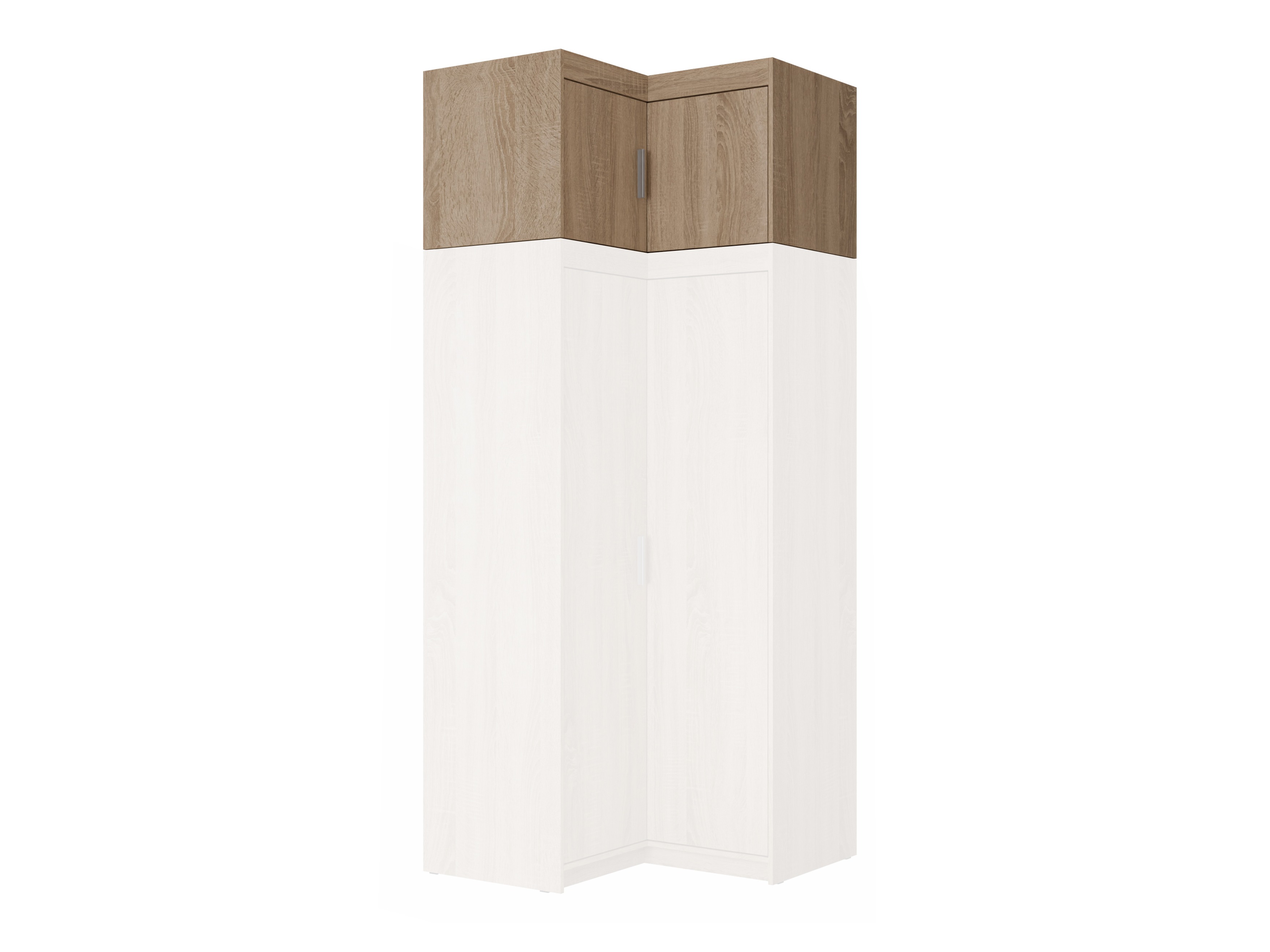 Corner cabinet Novduni 118 (Sonoma oak)