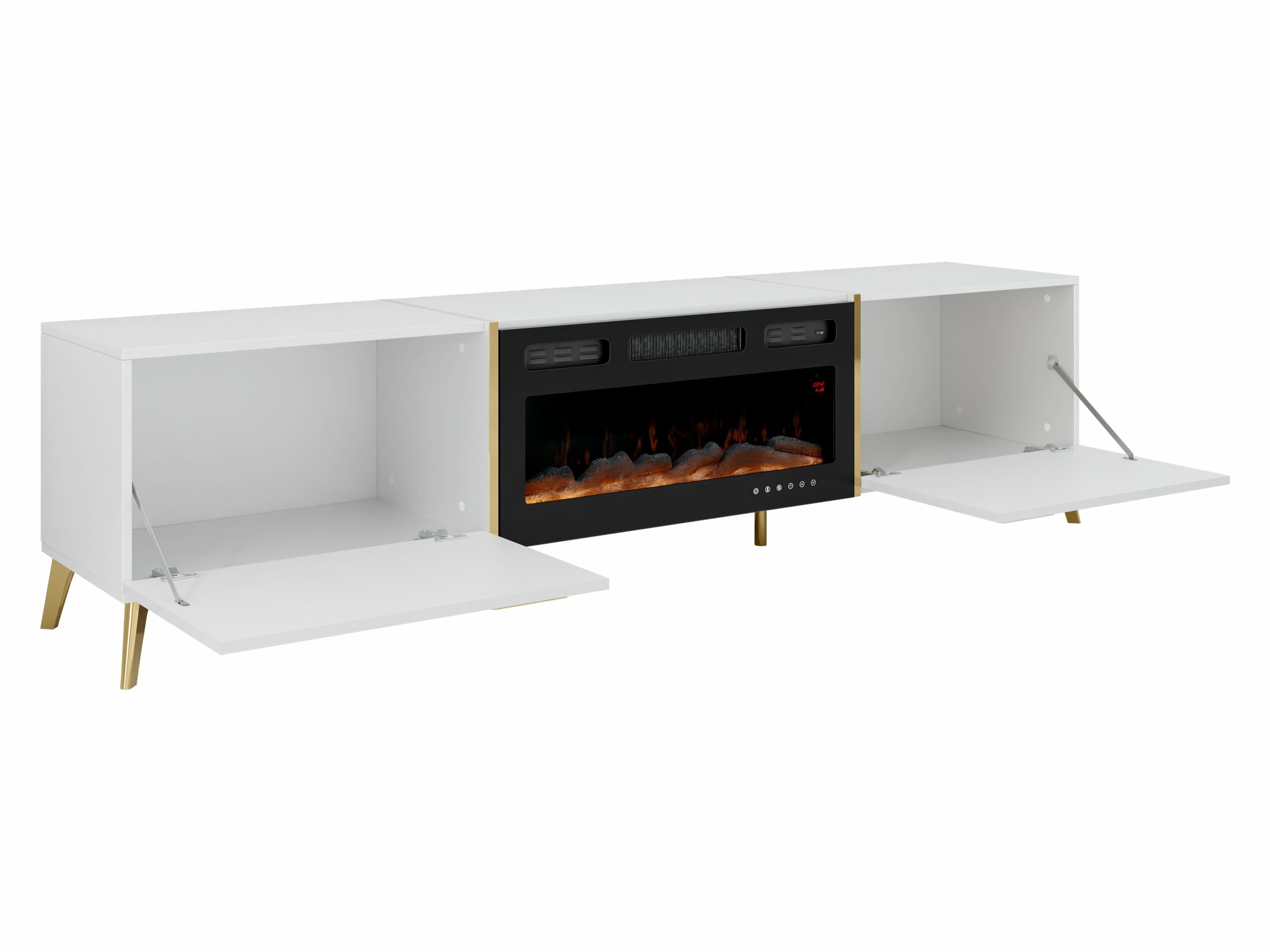 Living room set Comfivo Capella (White + Glossy white)