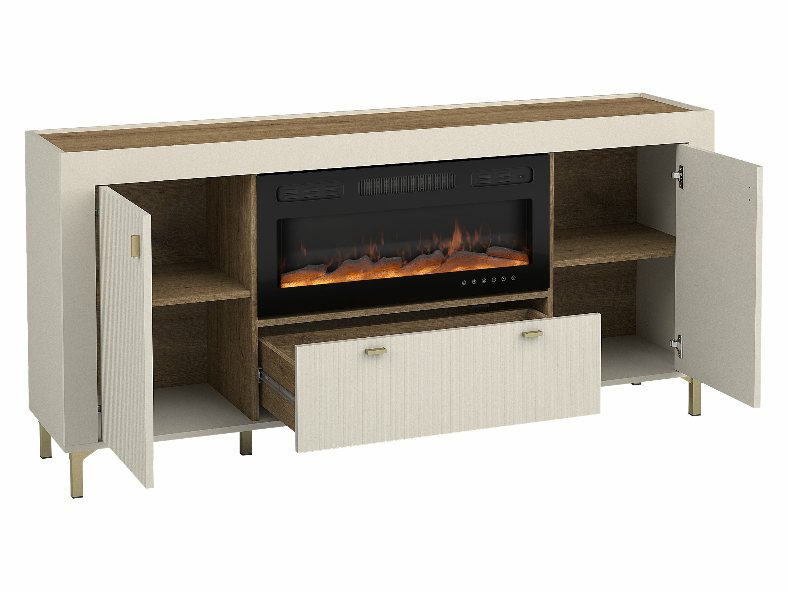 Living room set Mormavu 115 (Matte white)