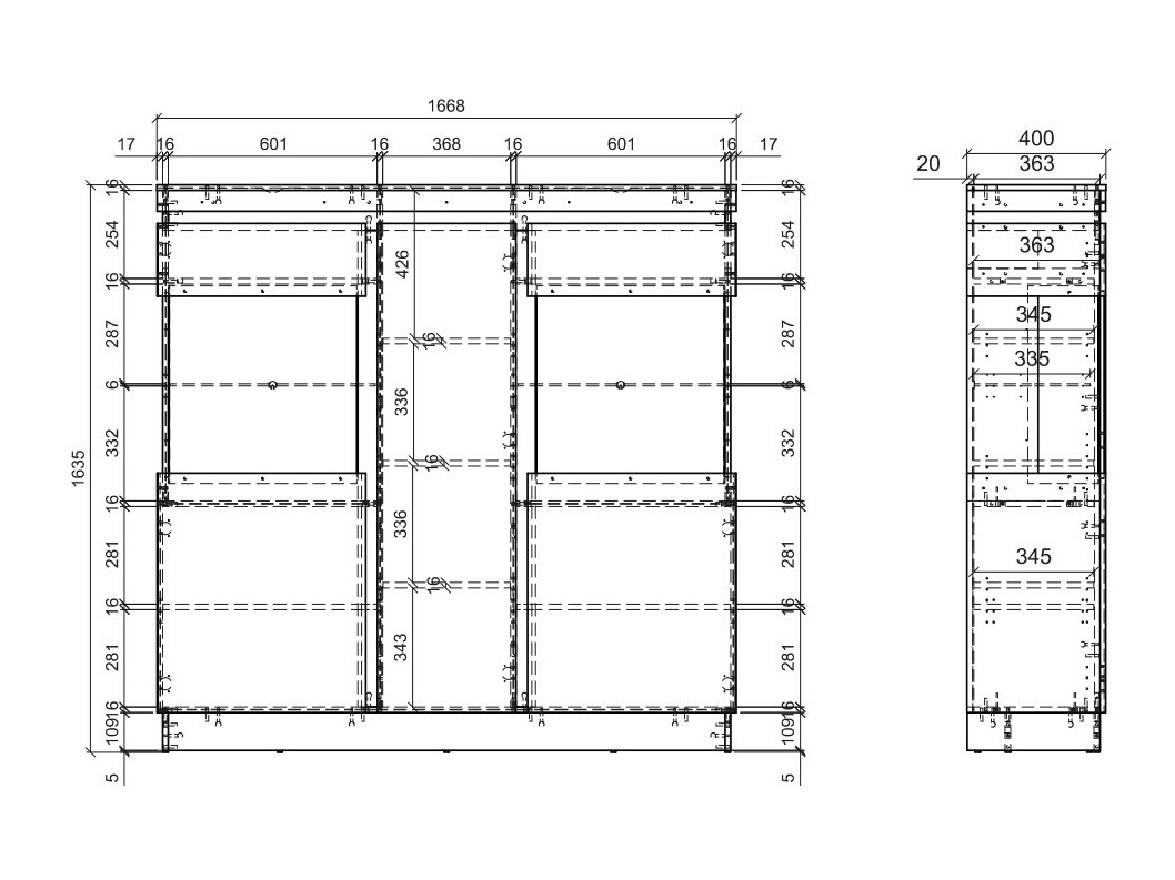 Bookcase Numeri 112