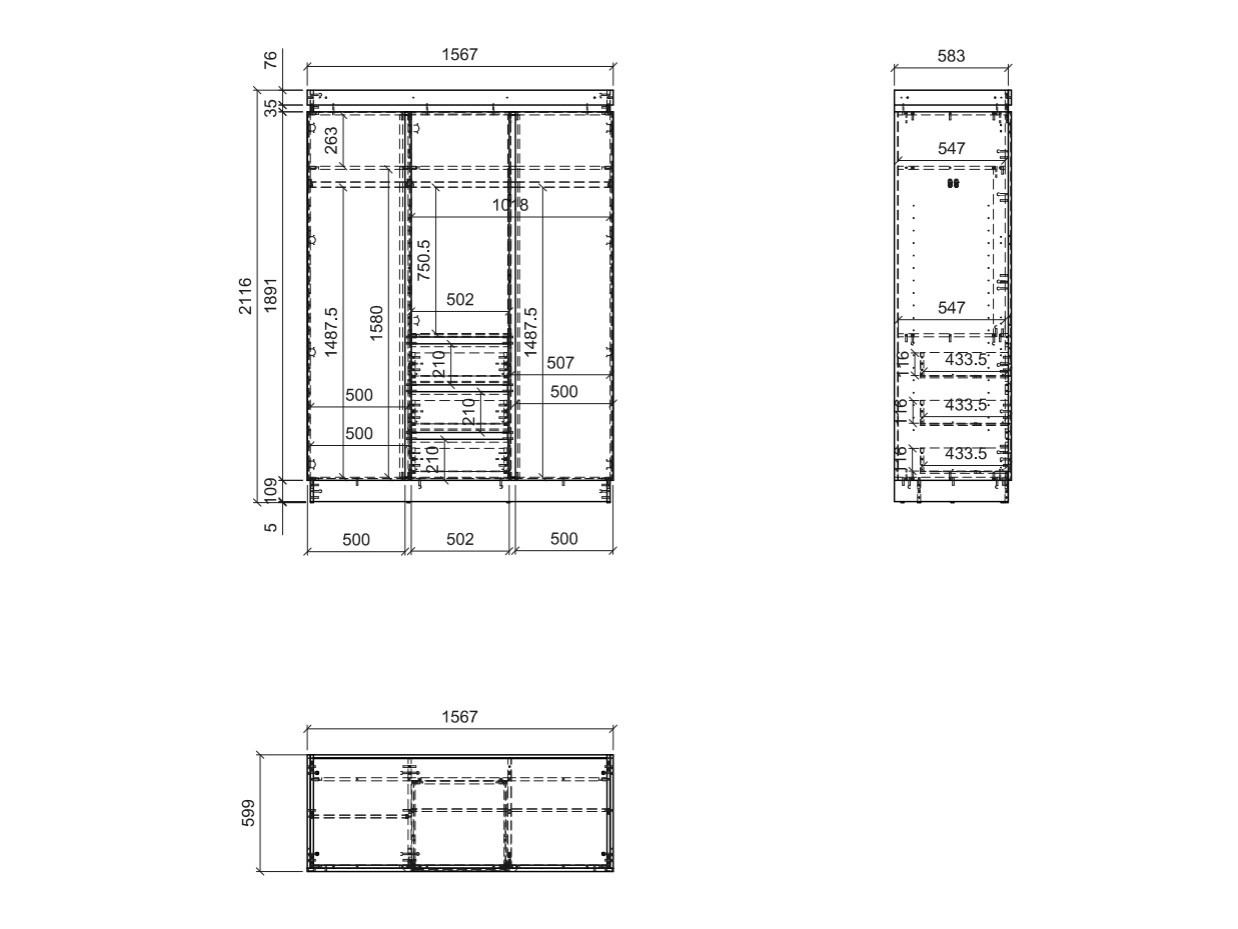 Bedroom set Numeri 125