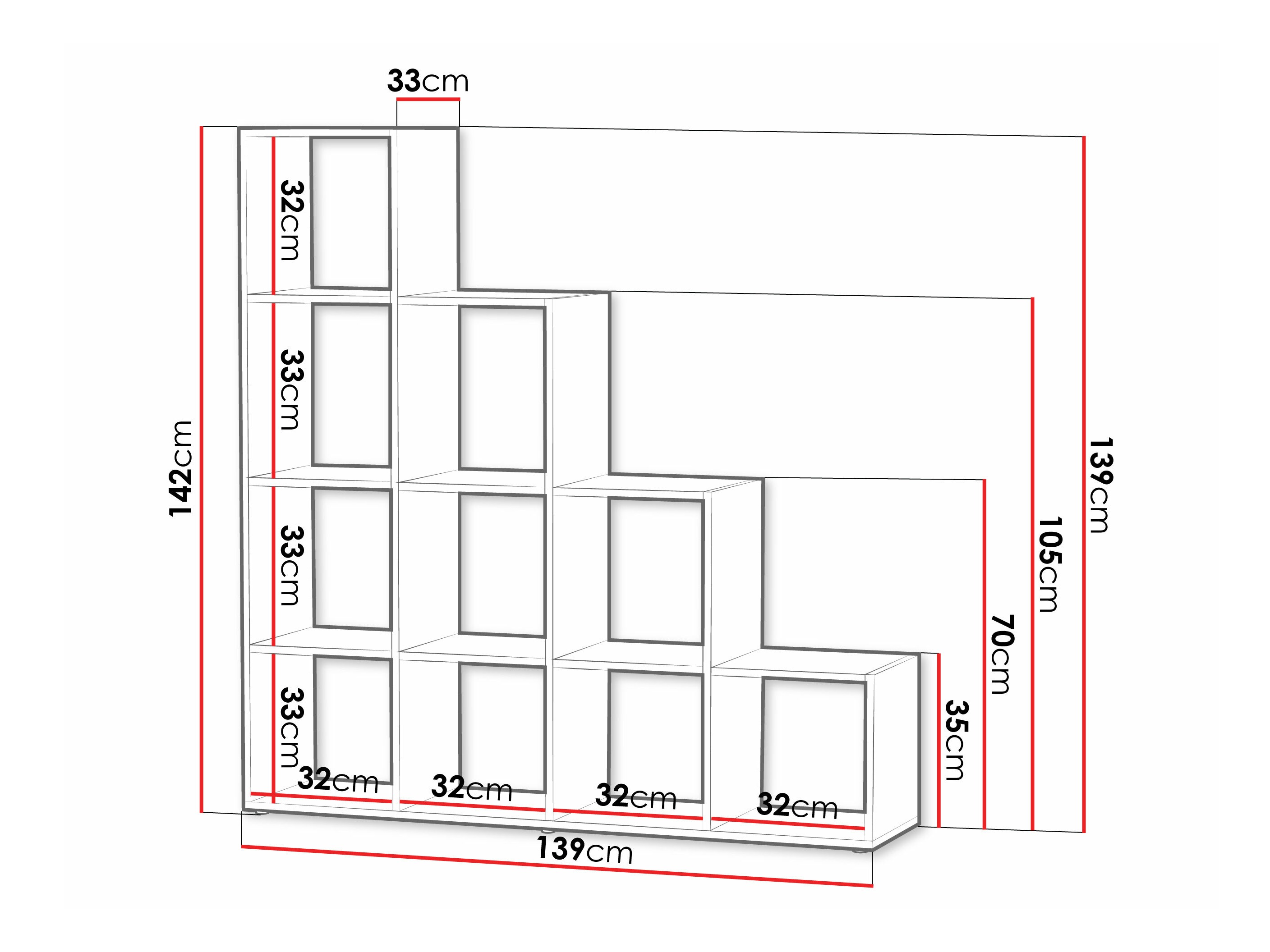 Bookcase Lexicon I (White)